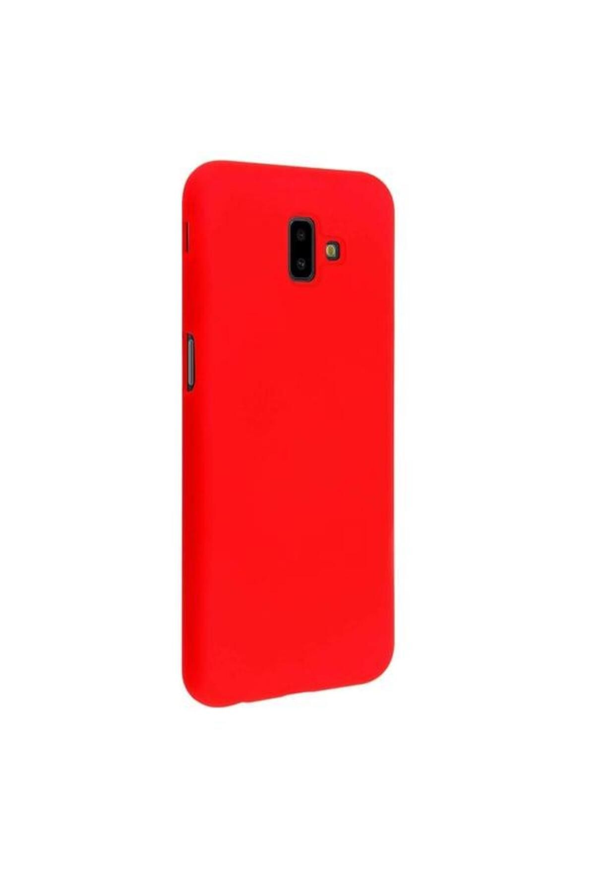 Tılsım Tekno Samsung Galaxy J6 Plus Kılıf Kamera Korumalı Silikon Rubber Arka Kapak