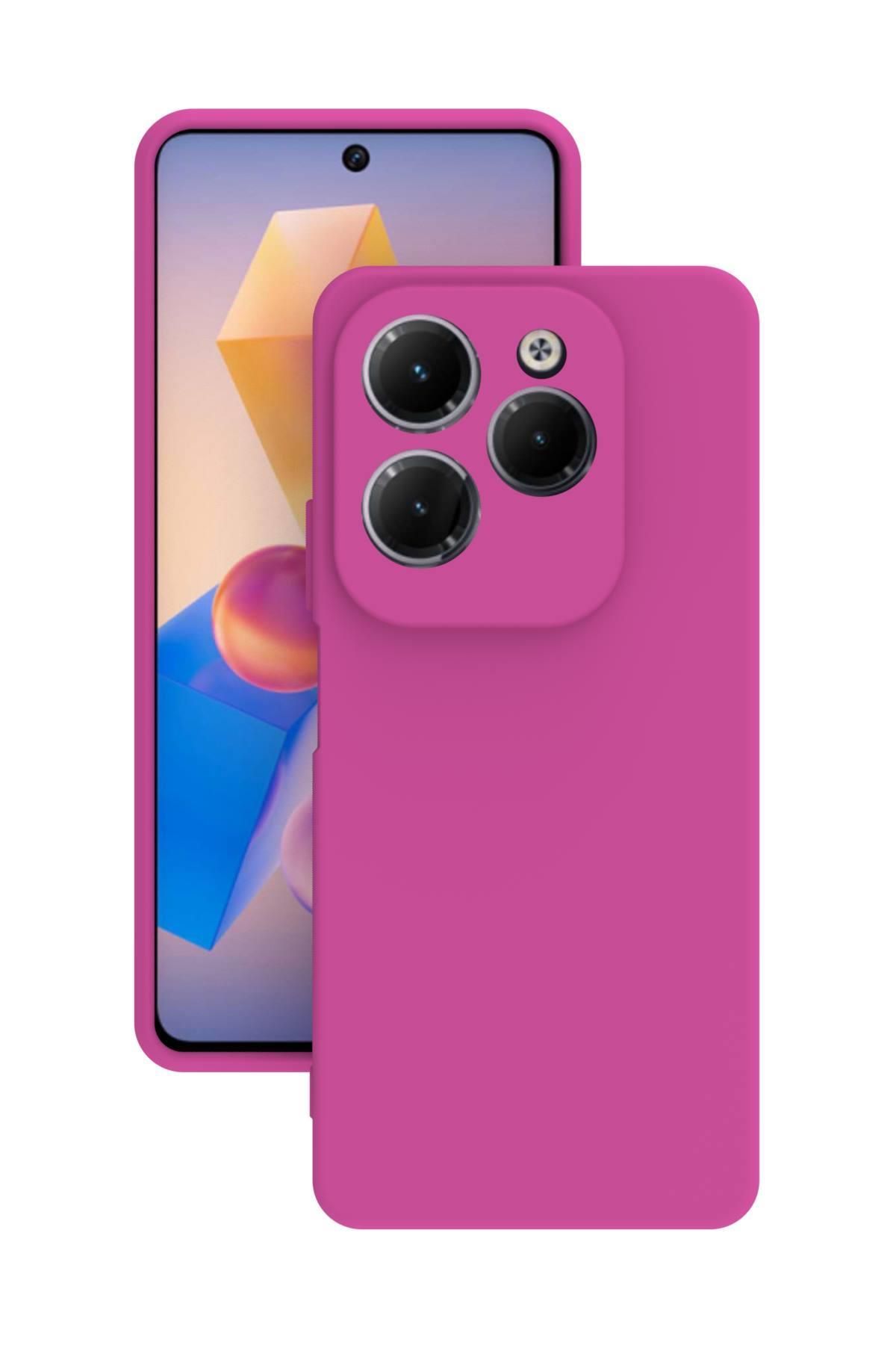 Tılsım Tekno İnfinix Hot 40i Kılıf Kamera Korumalı Silikon Rubber Arka Kapak