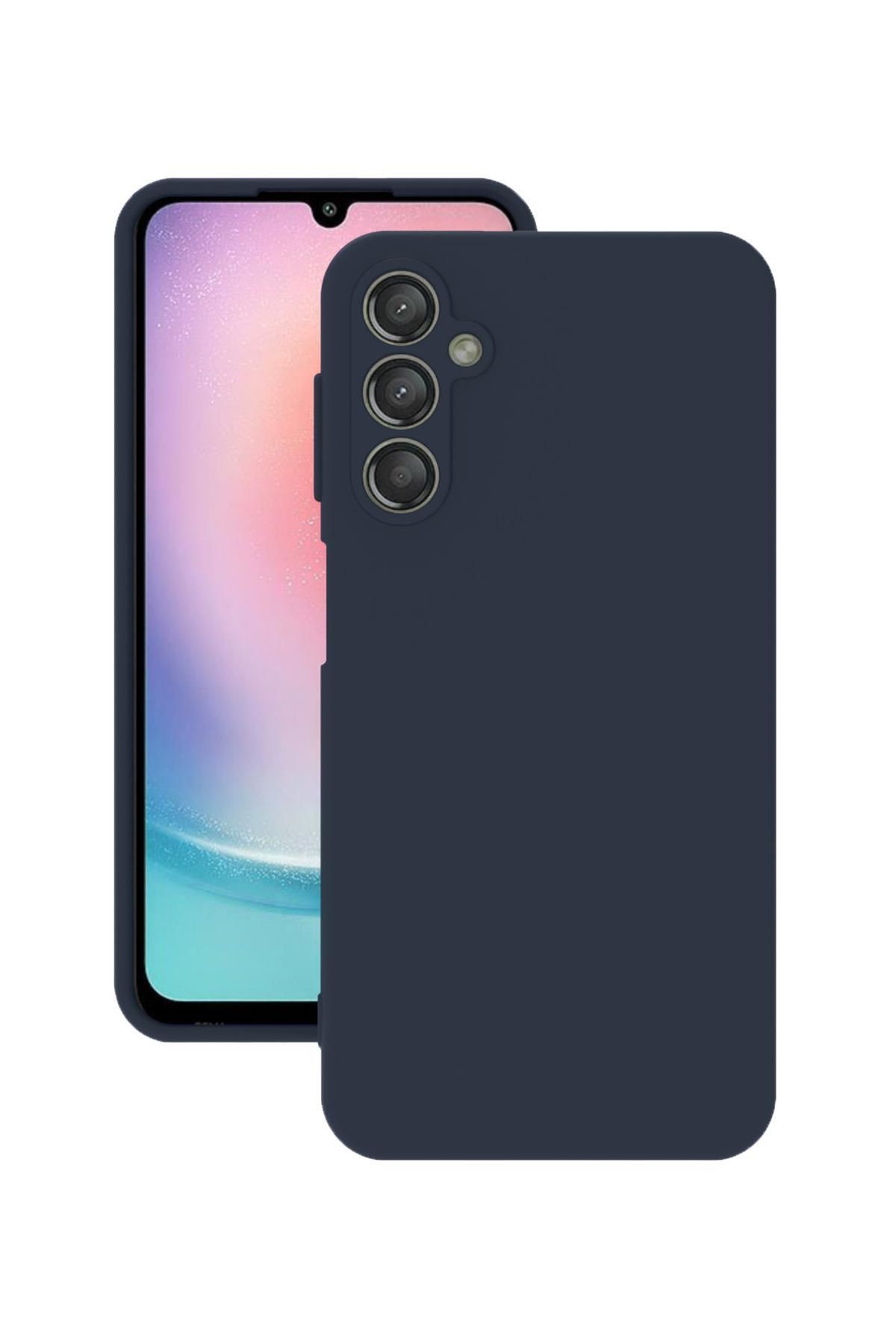 Tılsım Tekno Samsung Galaxy A24 Kılıf Kamera Korumalı Silikon Rubber Arka Kapak