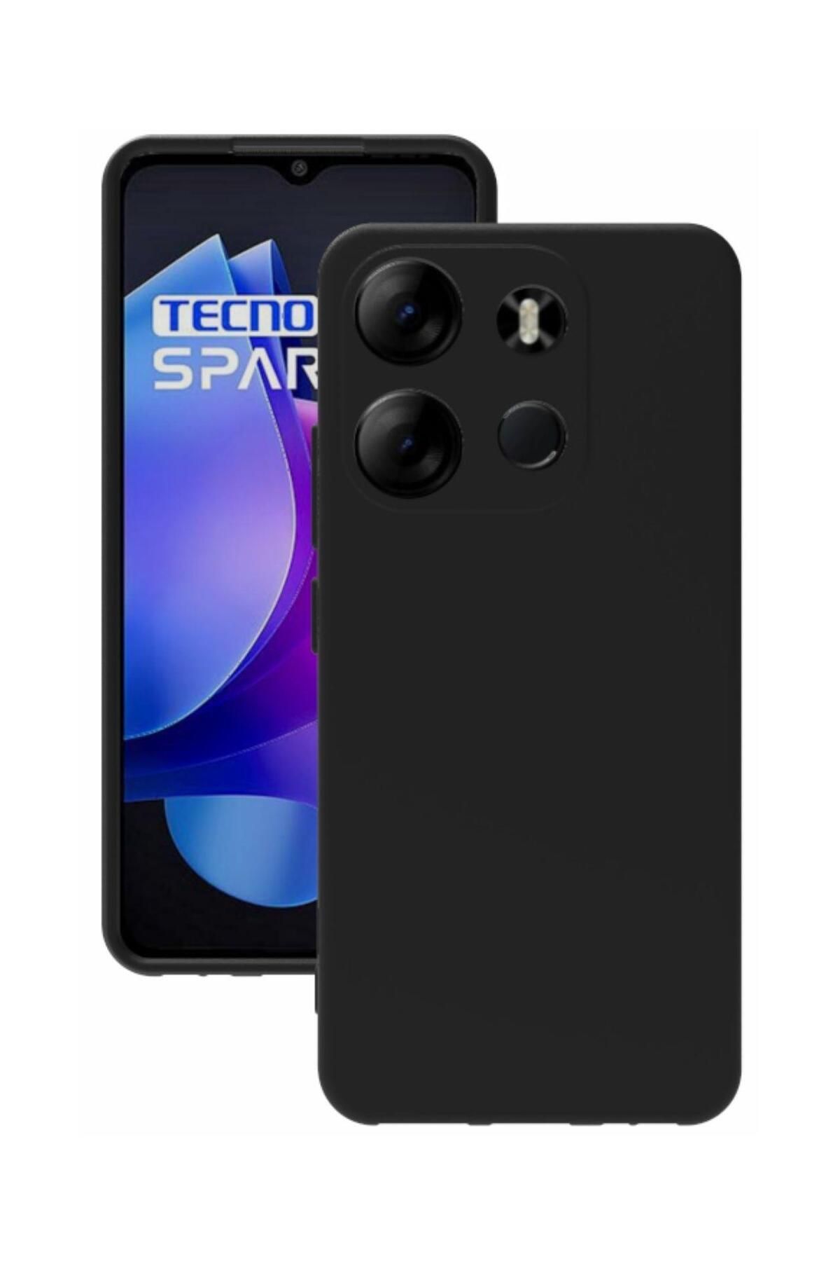 Tılsım Tekno Tecno Spark Go 2023 Kılıf Kamera Korumalı Silikon Rubber Arka Kapak