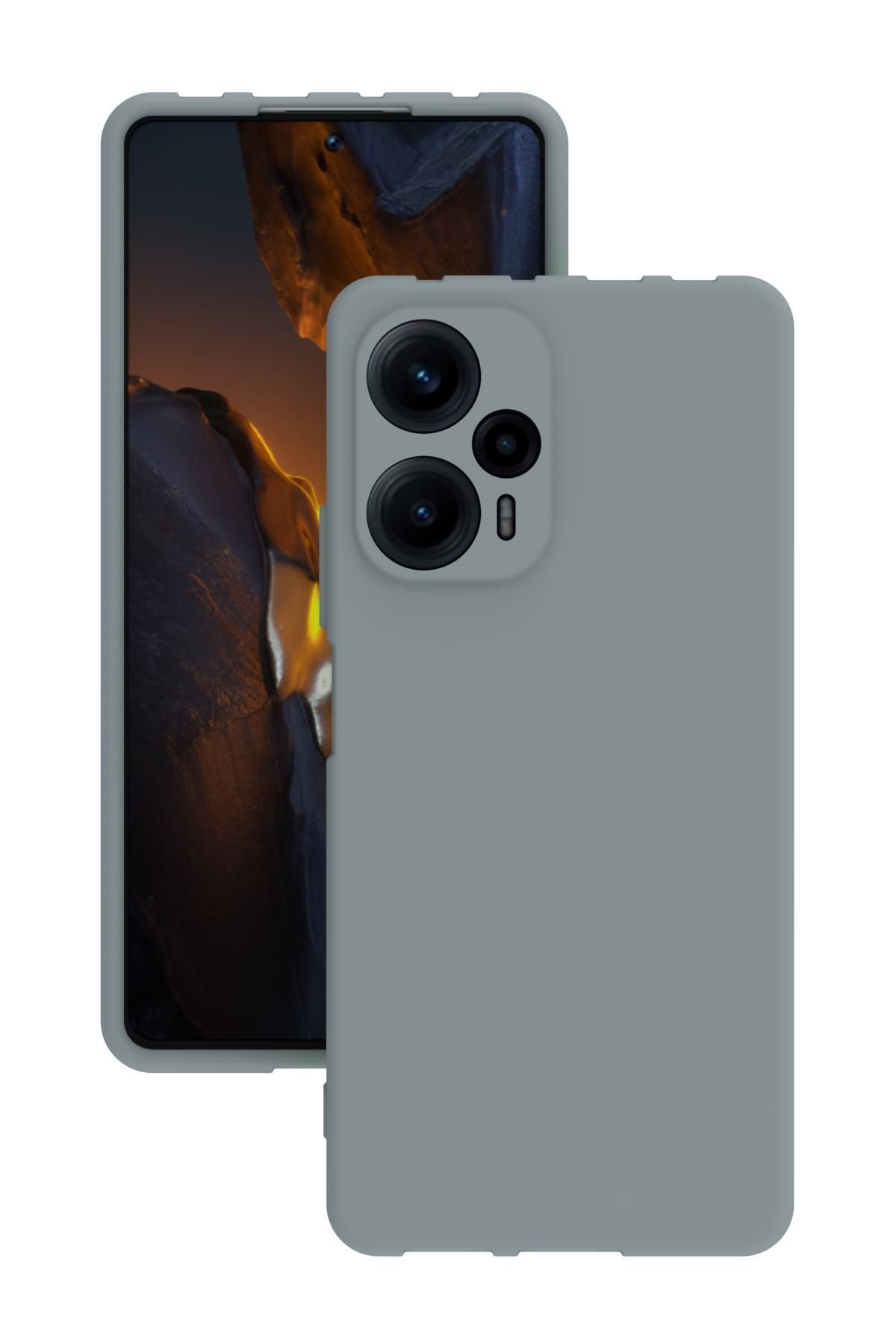 Tılsım Tekno Xiaomi Poco F5 Kılıf Kamera Korumalı Silikon Rubber Arka Kapak