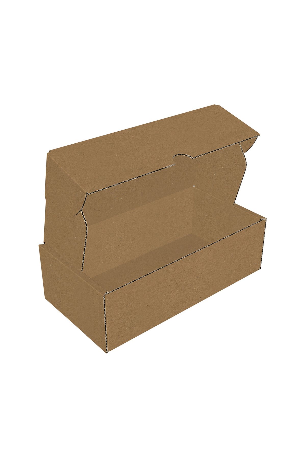 fark Kraft Testliner Oluklu Kargo Kutusu 19x10x6 cm E-Ticaret Gönderi Kutusu