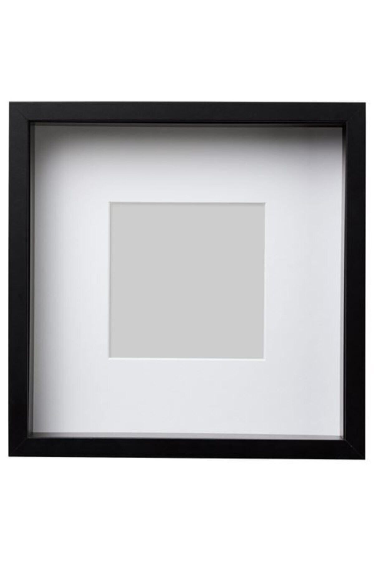 Elioure 25x25 cm Siyah Çerçeve, Dekoratif ve Şık Ev Parçası, 1 Adet