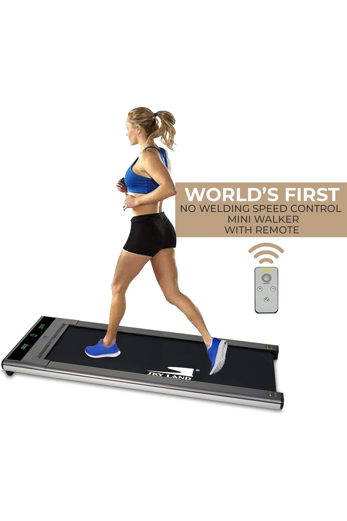 Skyland-Sky Land Treadmill for Fitness with Hydraulic Lock Handle and Smart Display System - EM-1200-G 3