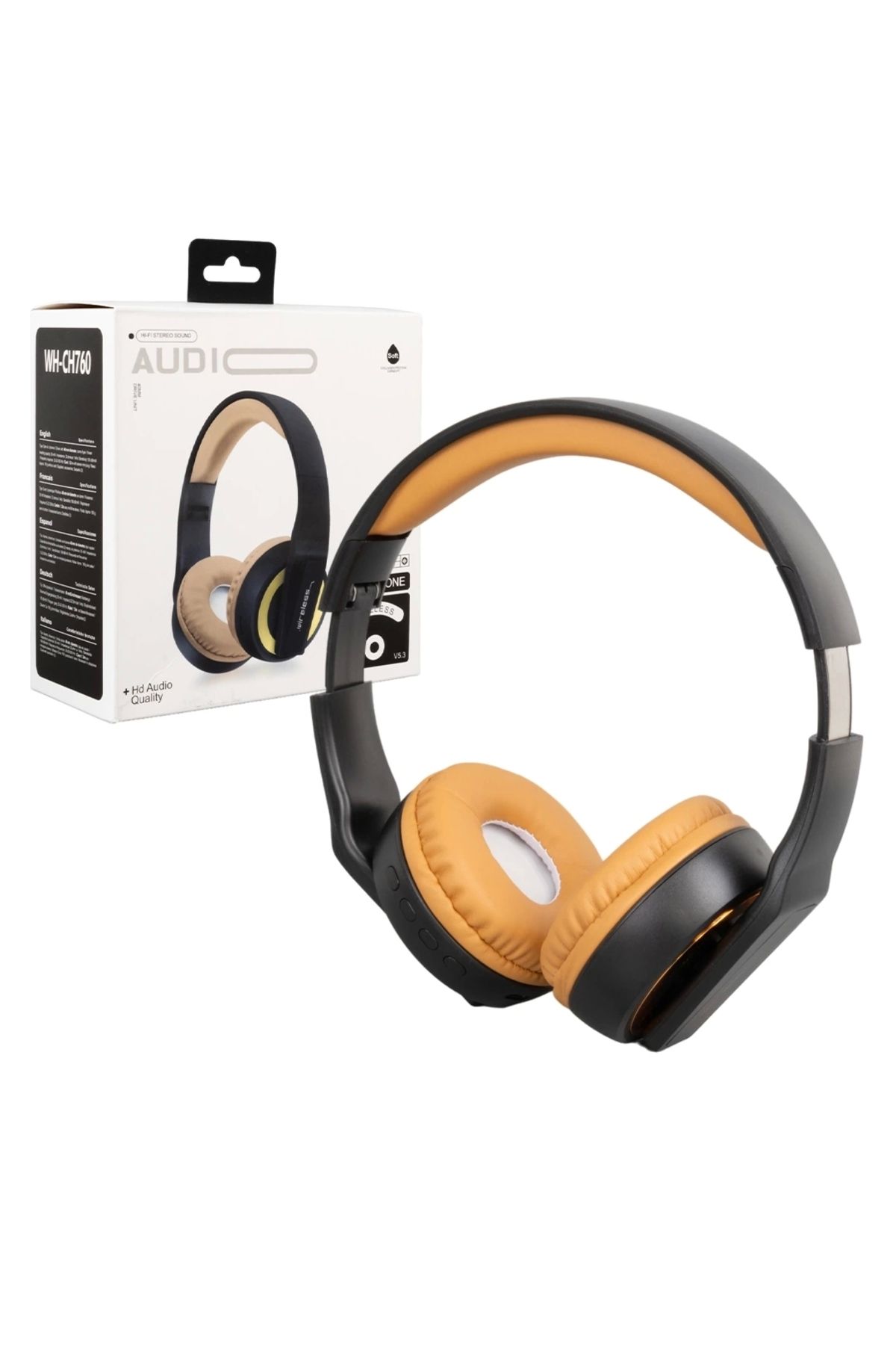 shopwave KABLOSUZ BLUETOOTH KULAKÜSTÜ TASARIM KULAKLIK WH-CH760 (5047)