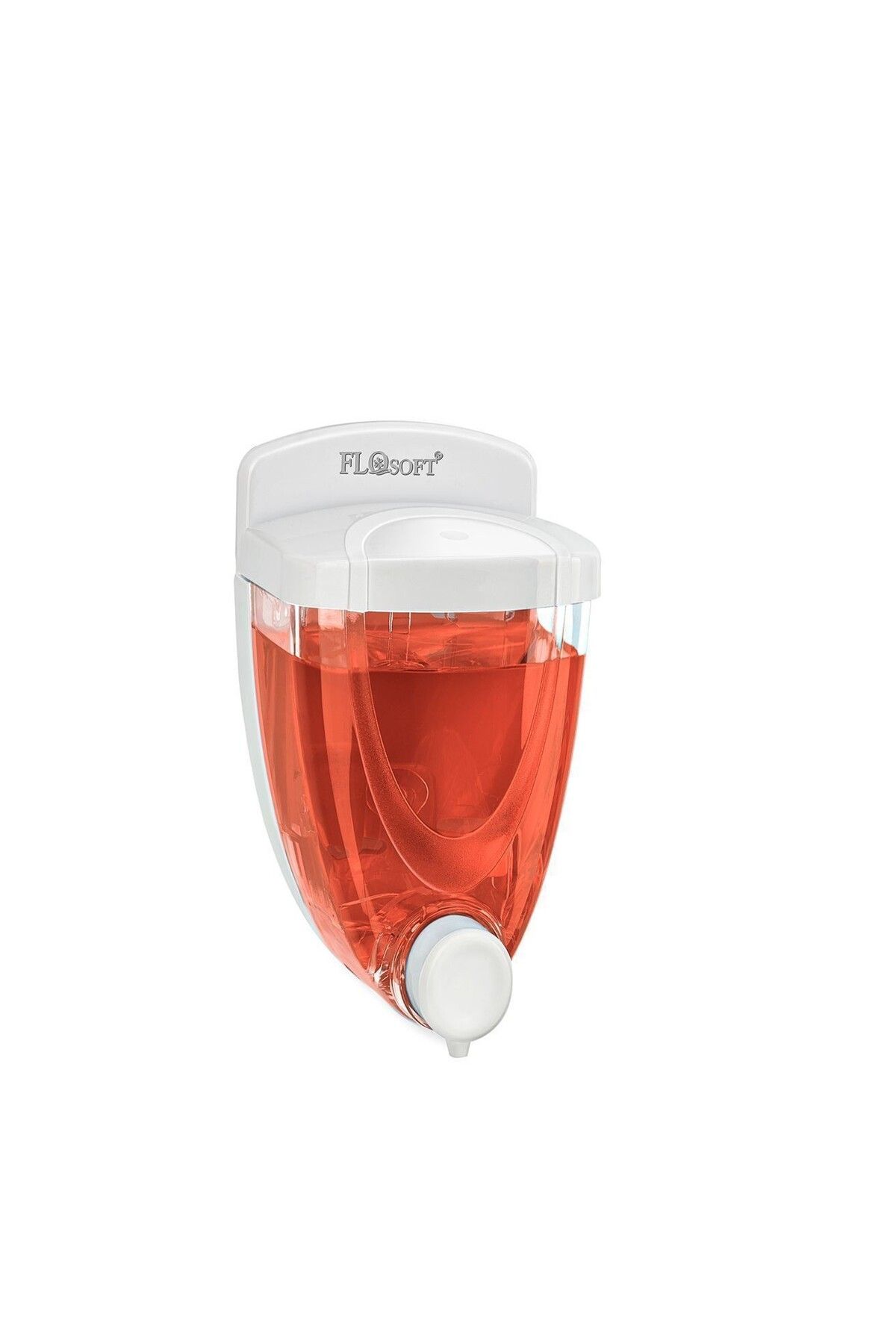 Trendylife Duvara monteli flosoft sıvı sabunluk 650 ml.beyaz