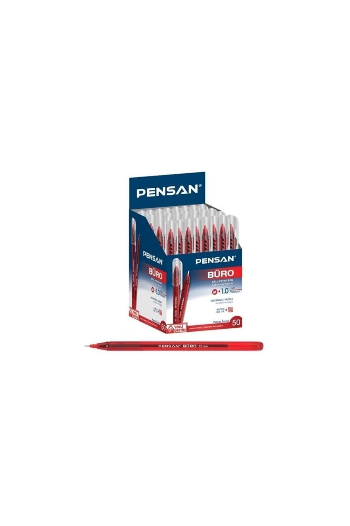 Pensan Büro Tükenmez Kalem Kırmızı
