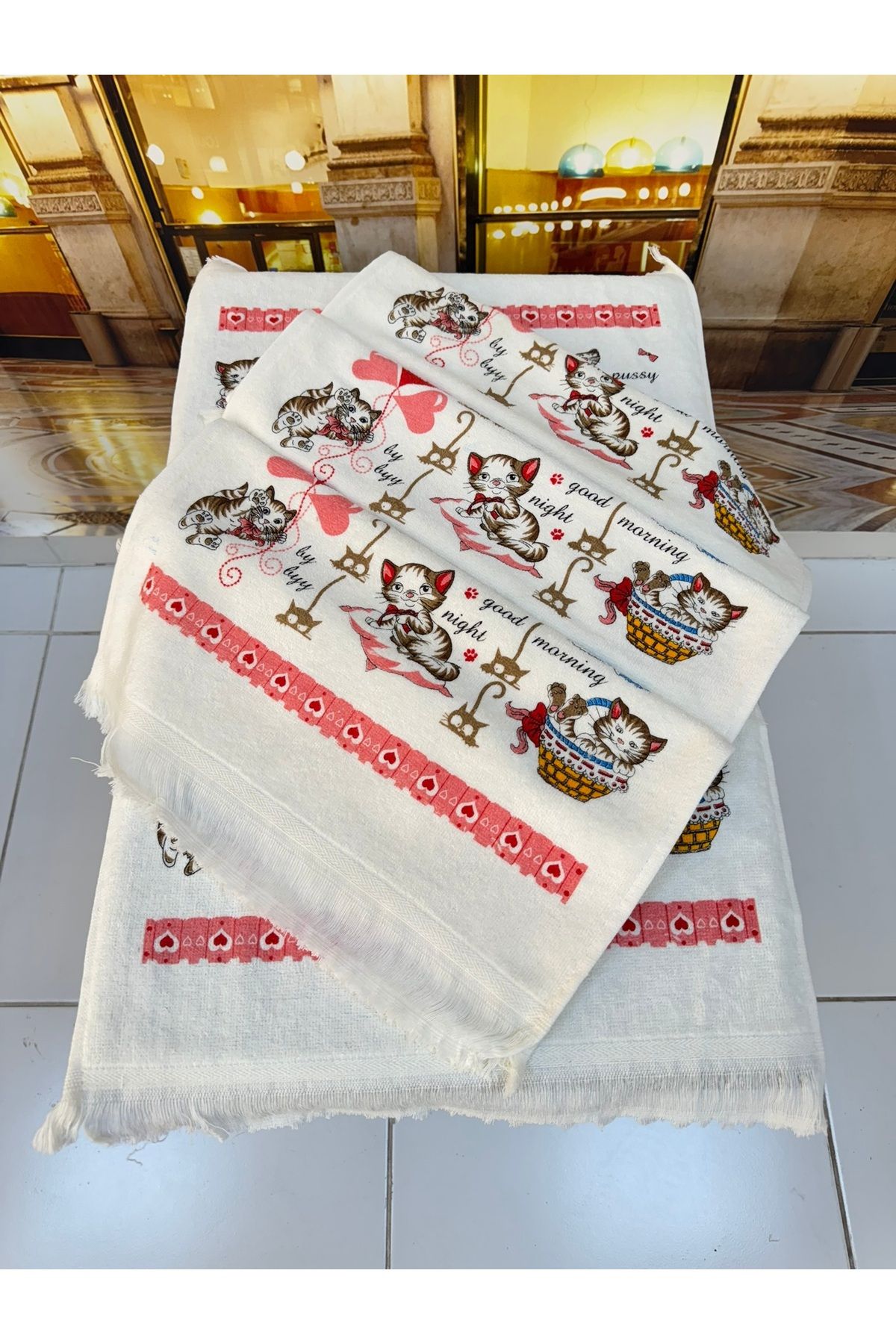 Artiva Home Collection %100 Pamuk 1Adet 40x60 Baskılı Mutfak/El Havlusu