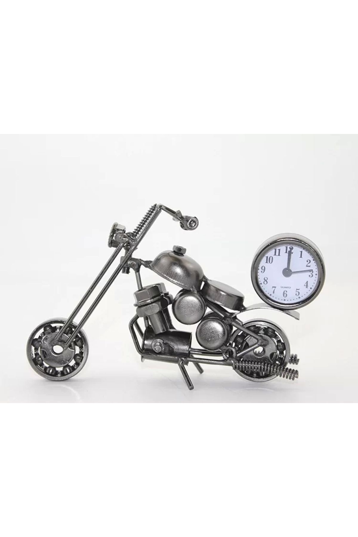 Elioure Renkli Metal Motor Saatli, Şık ve Dayanıklı, Modern Tasarım, Hızlı Gönderim