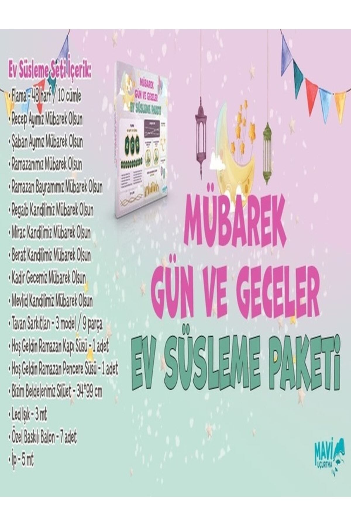 Elioure Özel Günler İçin Ev Süsleme Seti, Şık ve Renkli Dekorasyon Malzemeleri