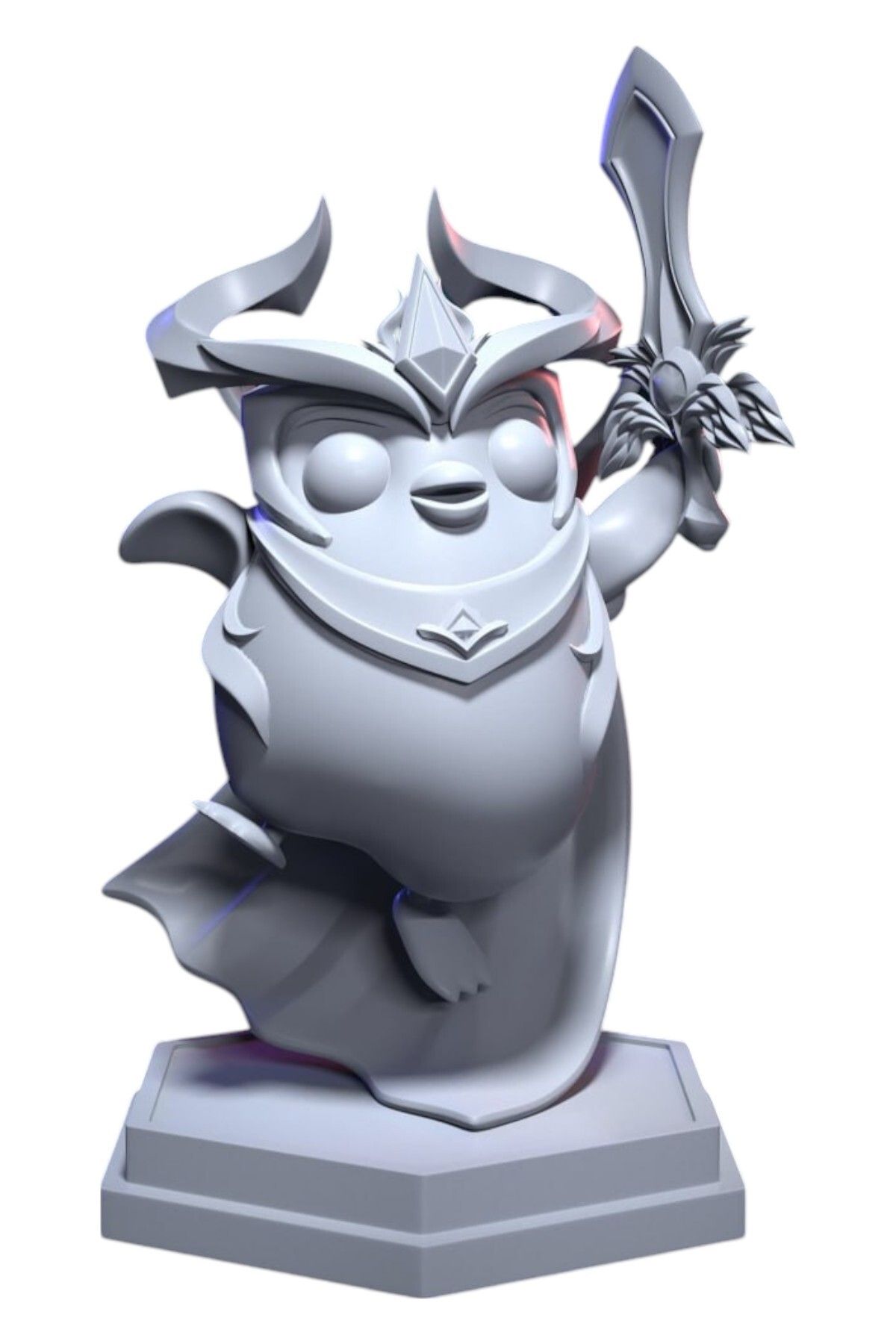 Miyazaki Premium Featherknight Penguin Figürü | Teamfight Tactics Koleksiyonu