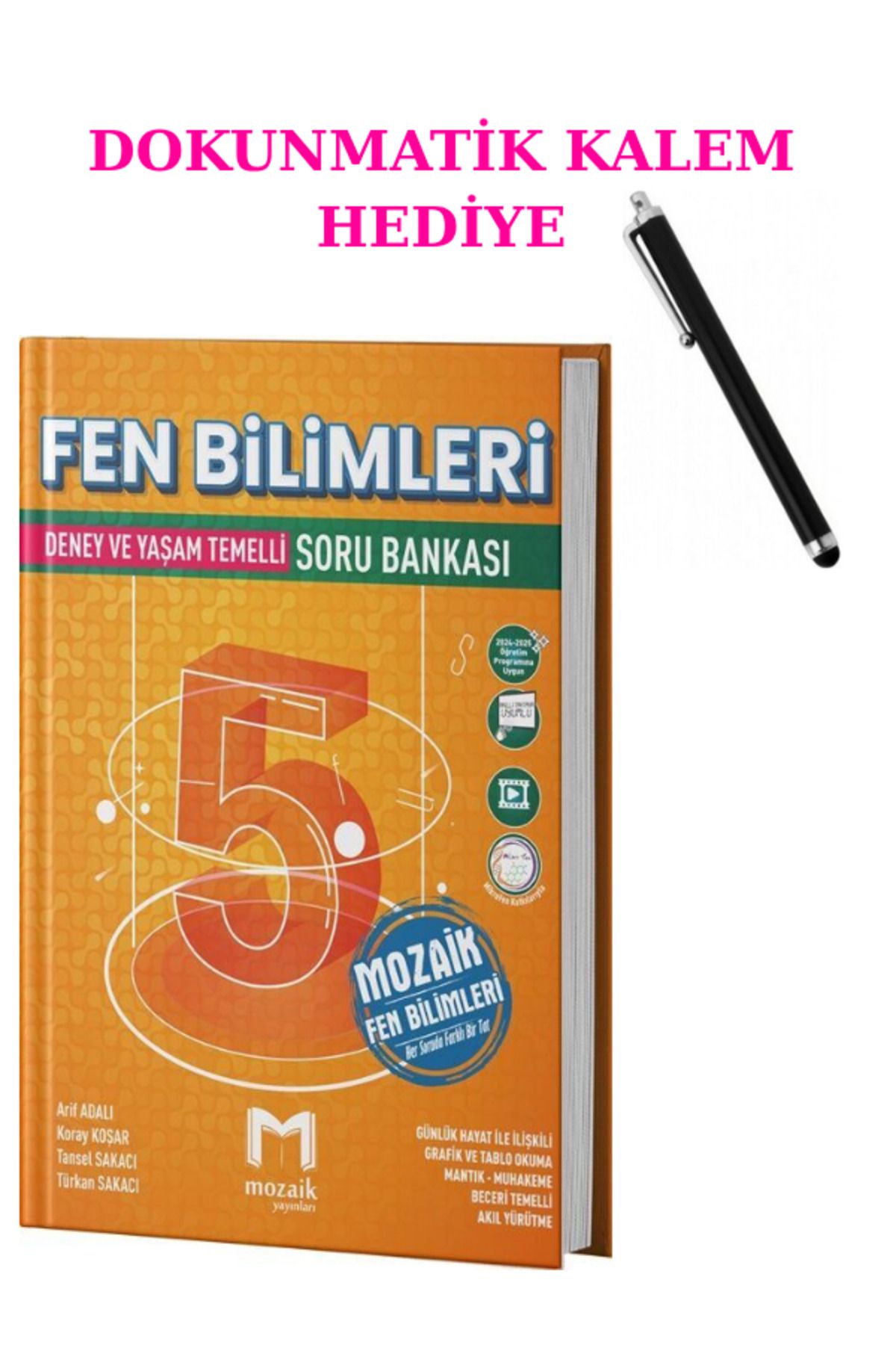 Marsis Yayınları Mozaik Yayınları 5. Sınıf Fen Bilimleri Soru Bankası + DOKUNMATİK KALEM