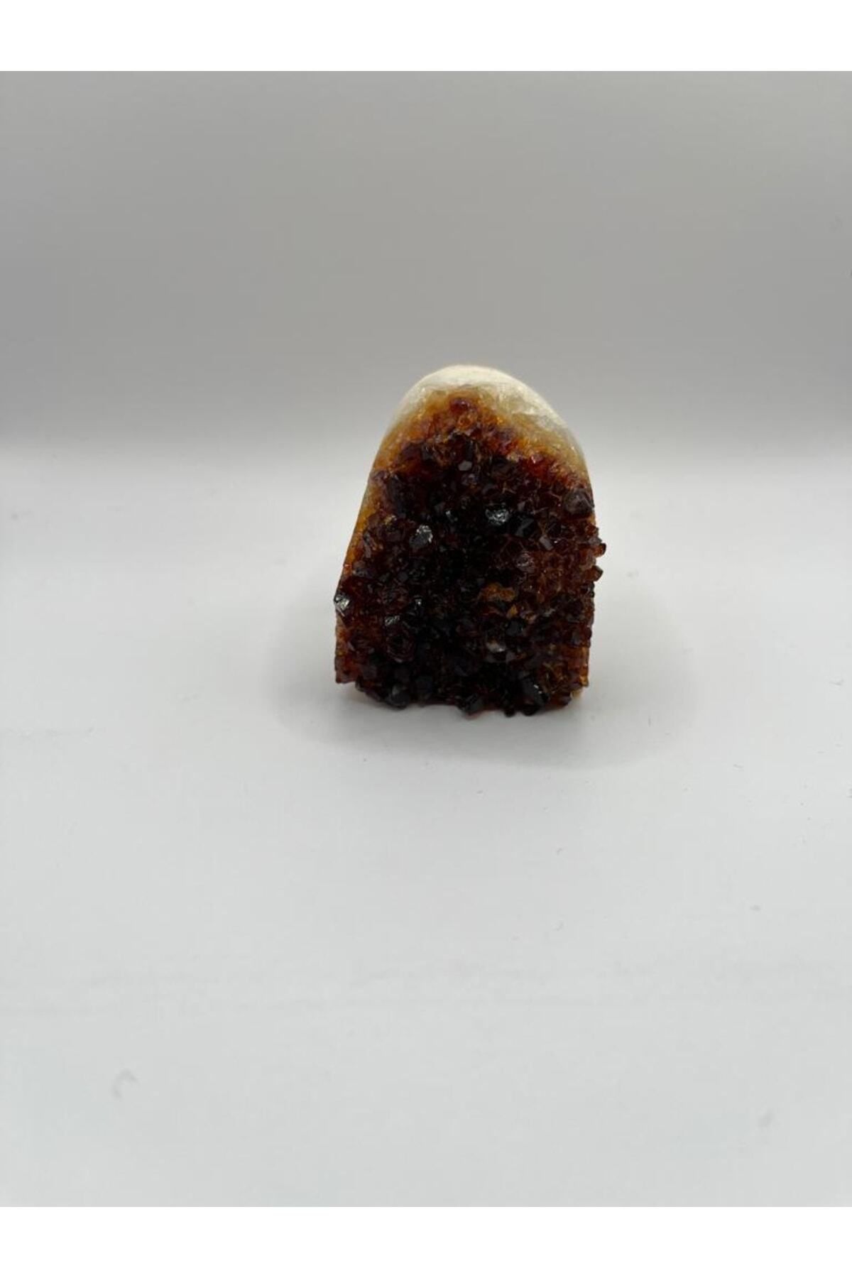 Elioure Sitrin Ham Kaya Parçası, Dekoratif Obje, 103 Gr, 5x4 Cm