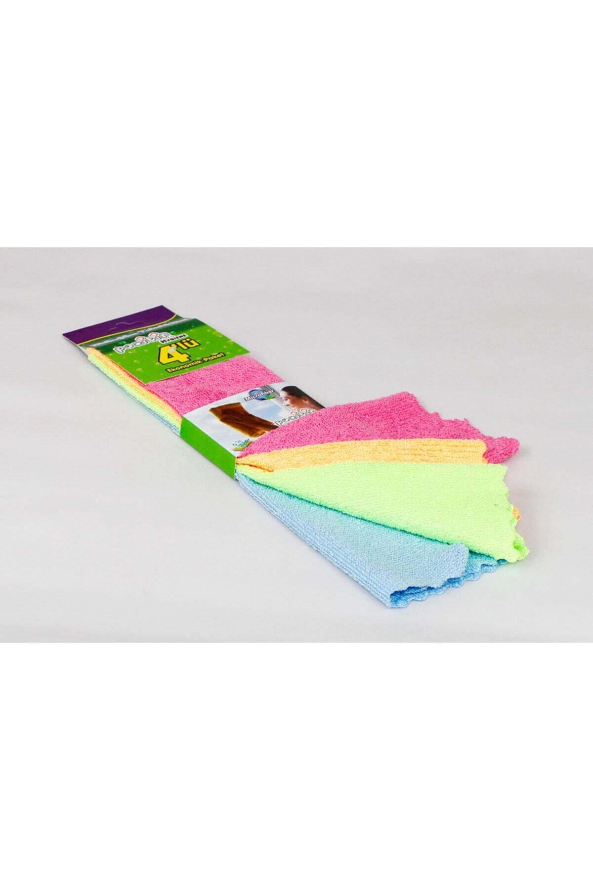 teknotrust Yumuşak mikrofiber temizlik bezi seti, 4 adet, hijyenik ve dayanıklı kullanım sağlar