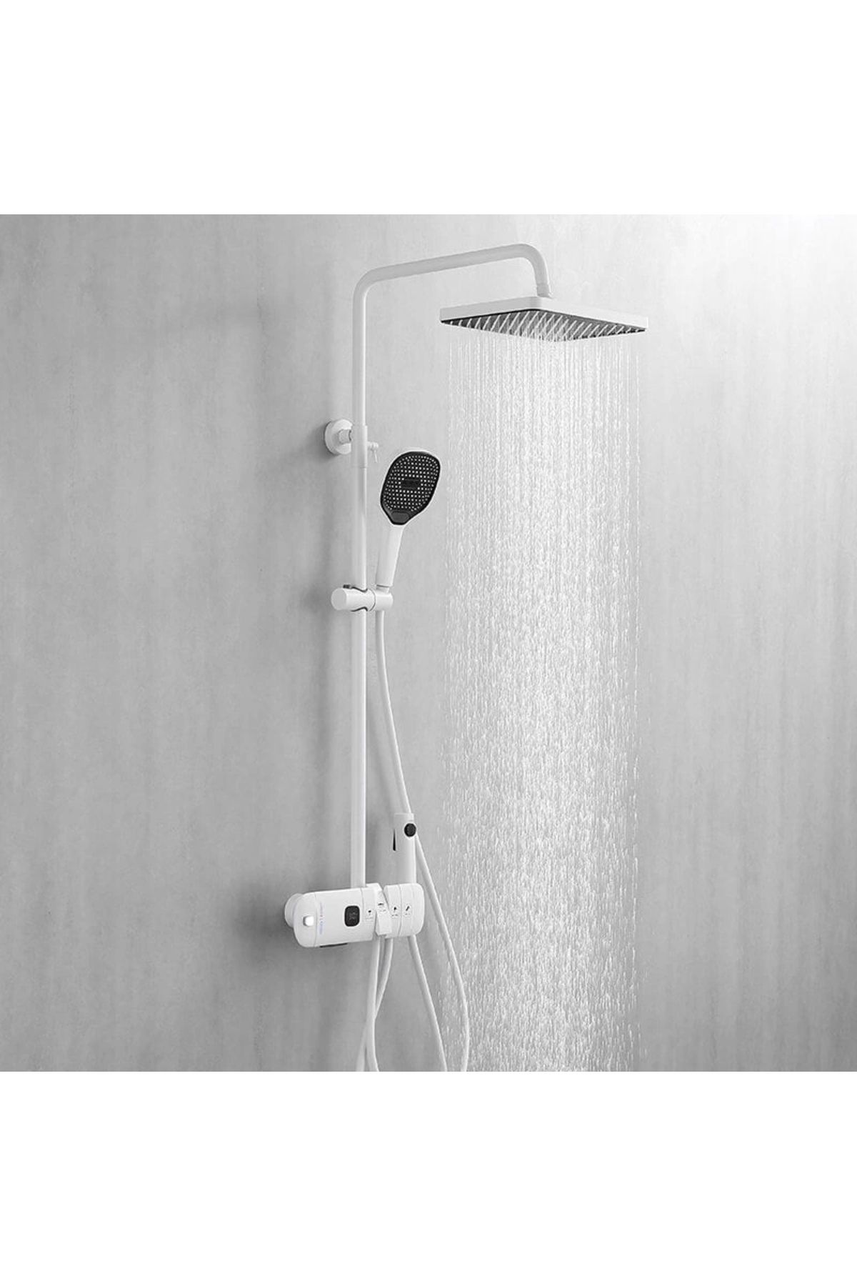 SCHNELLE Neptün White Termostatik Dijital Duş Seti
