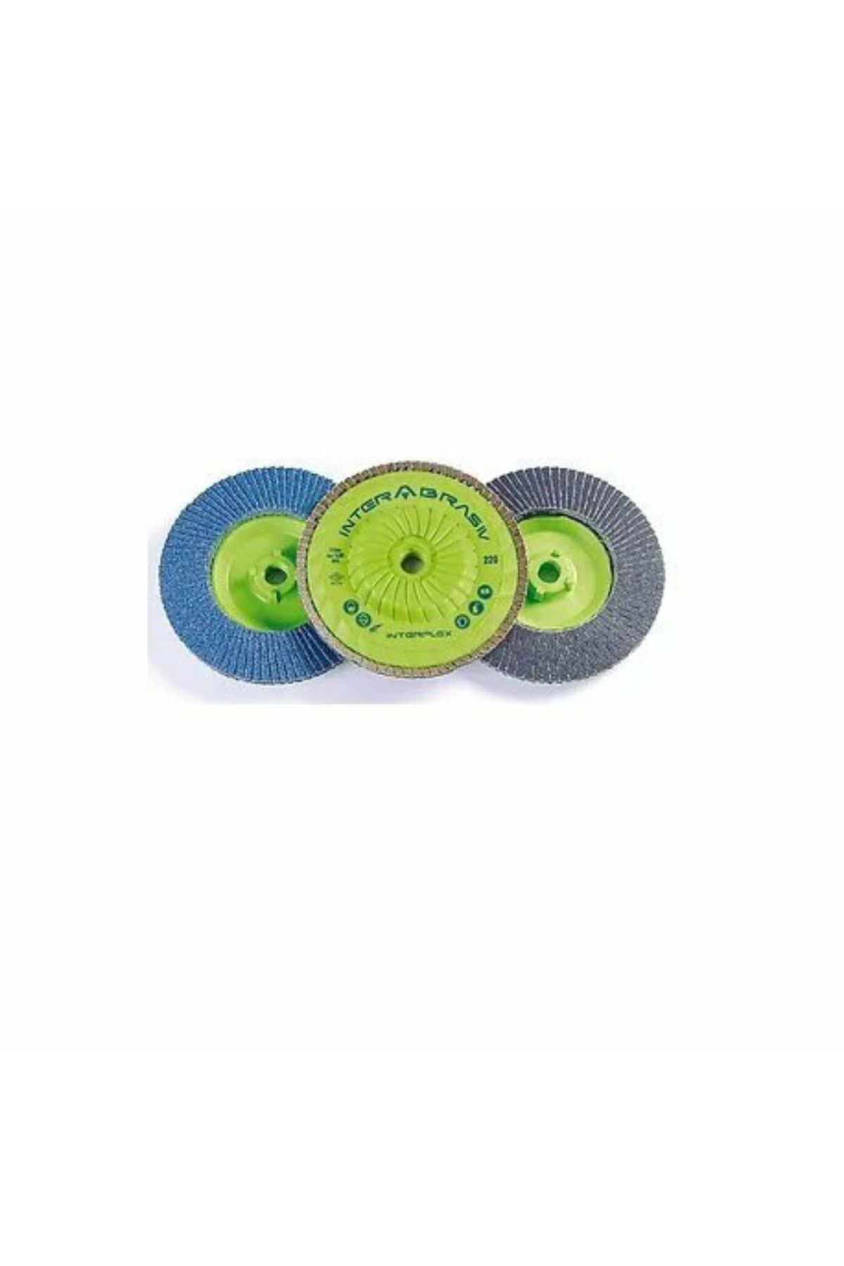 İthal FLAP DİSK ZIMPARA 115MM 120KUM VİDALI SIC DOĞAL TAŞ(10 ADET)