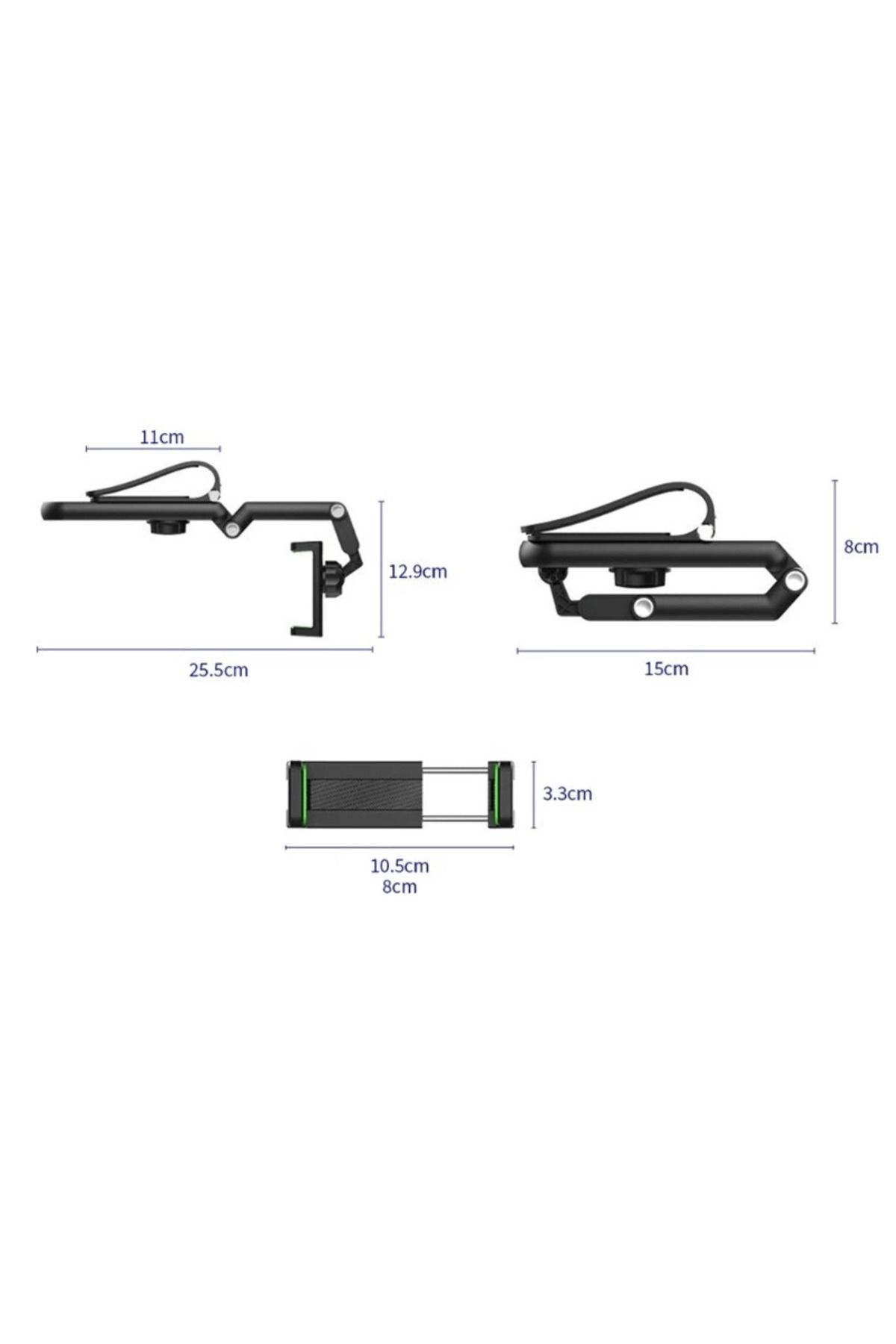 S PAZARIM Pratik 1080° Dönebilen Çok Fonksiyonlu Telefon Tutucu Cm-103 ( Lisinya )