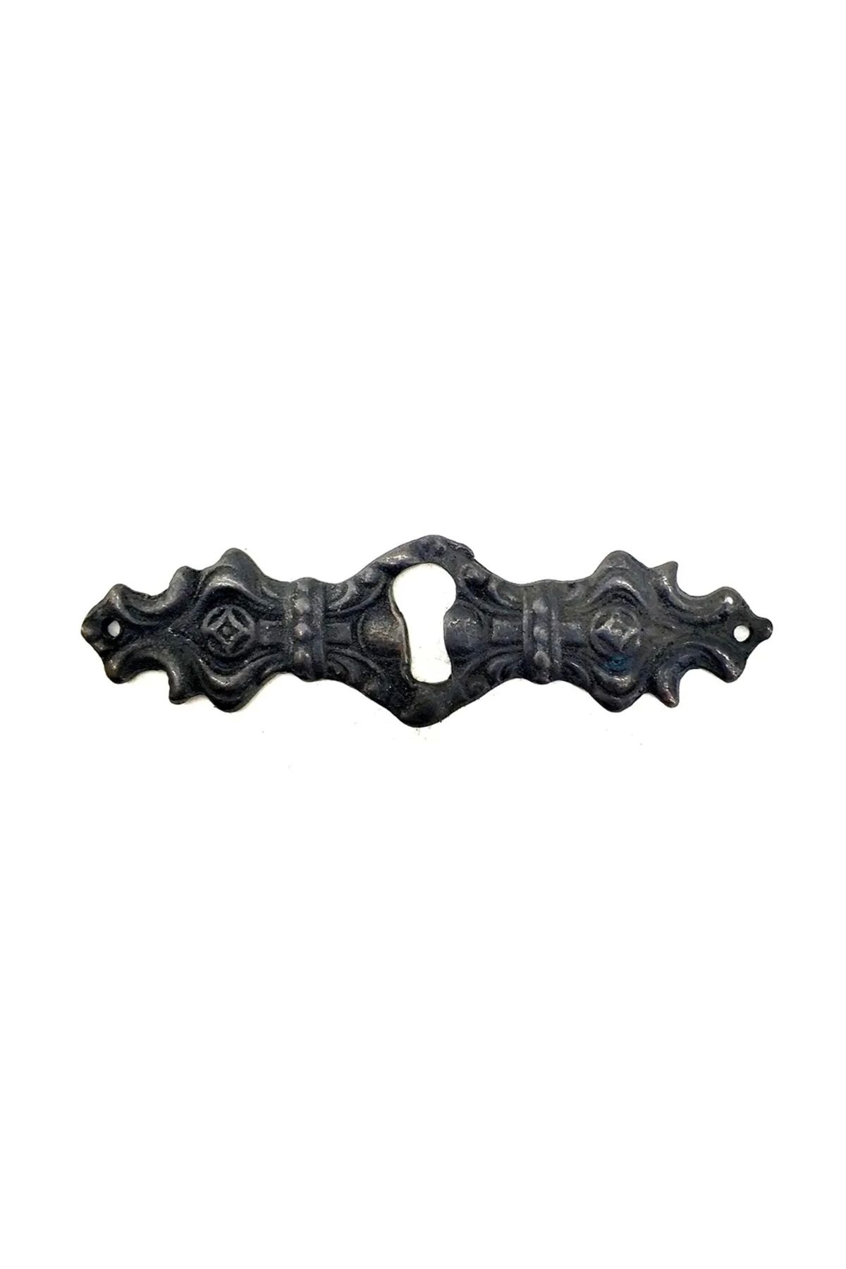 shopwave Antika Tarz Dekoratif Pirinç Anahtar Ağızlığı - 28x104mm, Oksit