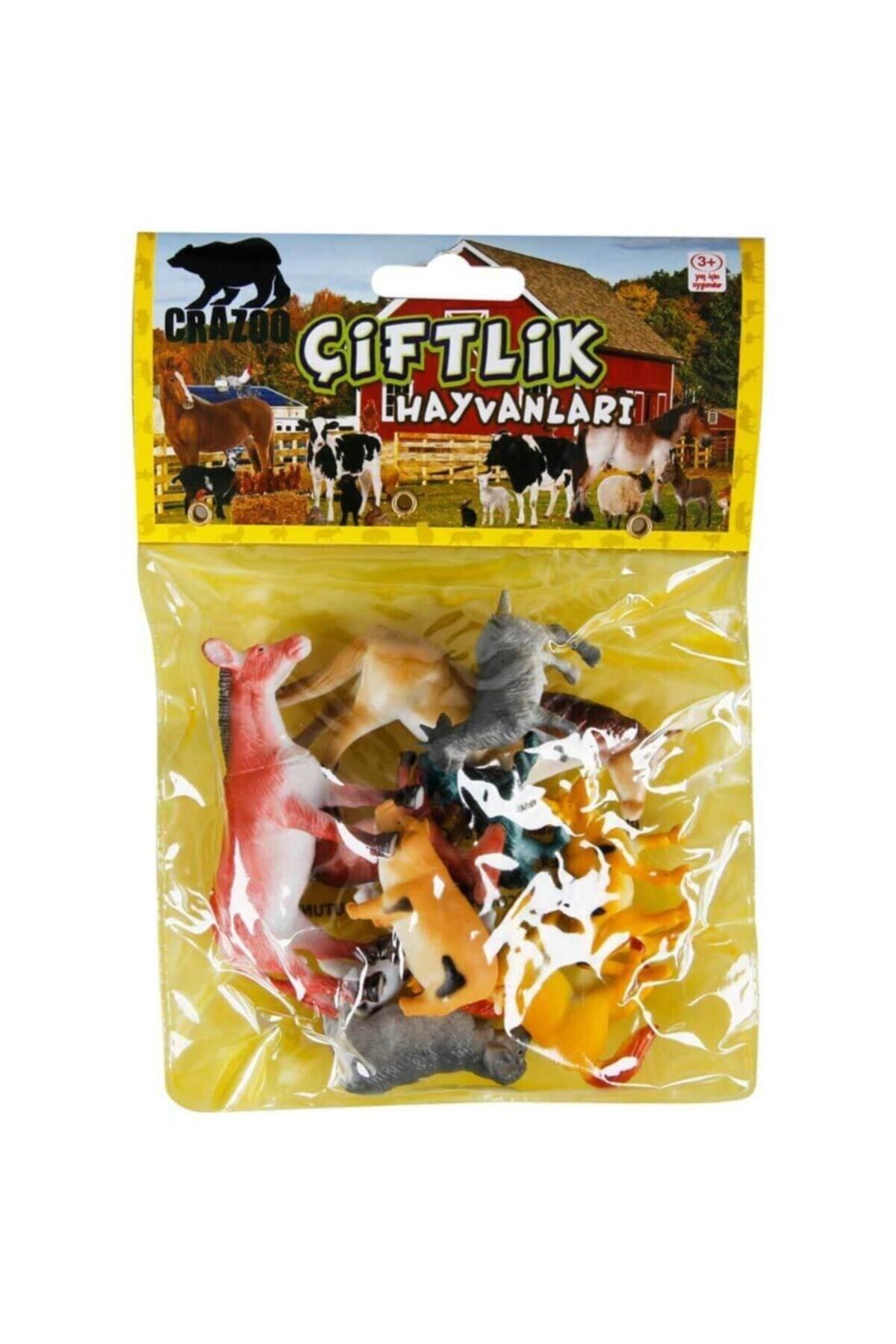 teknotrust Poşetli Çiftlik Hayvanları Oyun Seti, Eğlenceli ve Öğretici Çocuk Oyunu