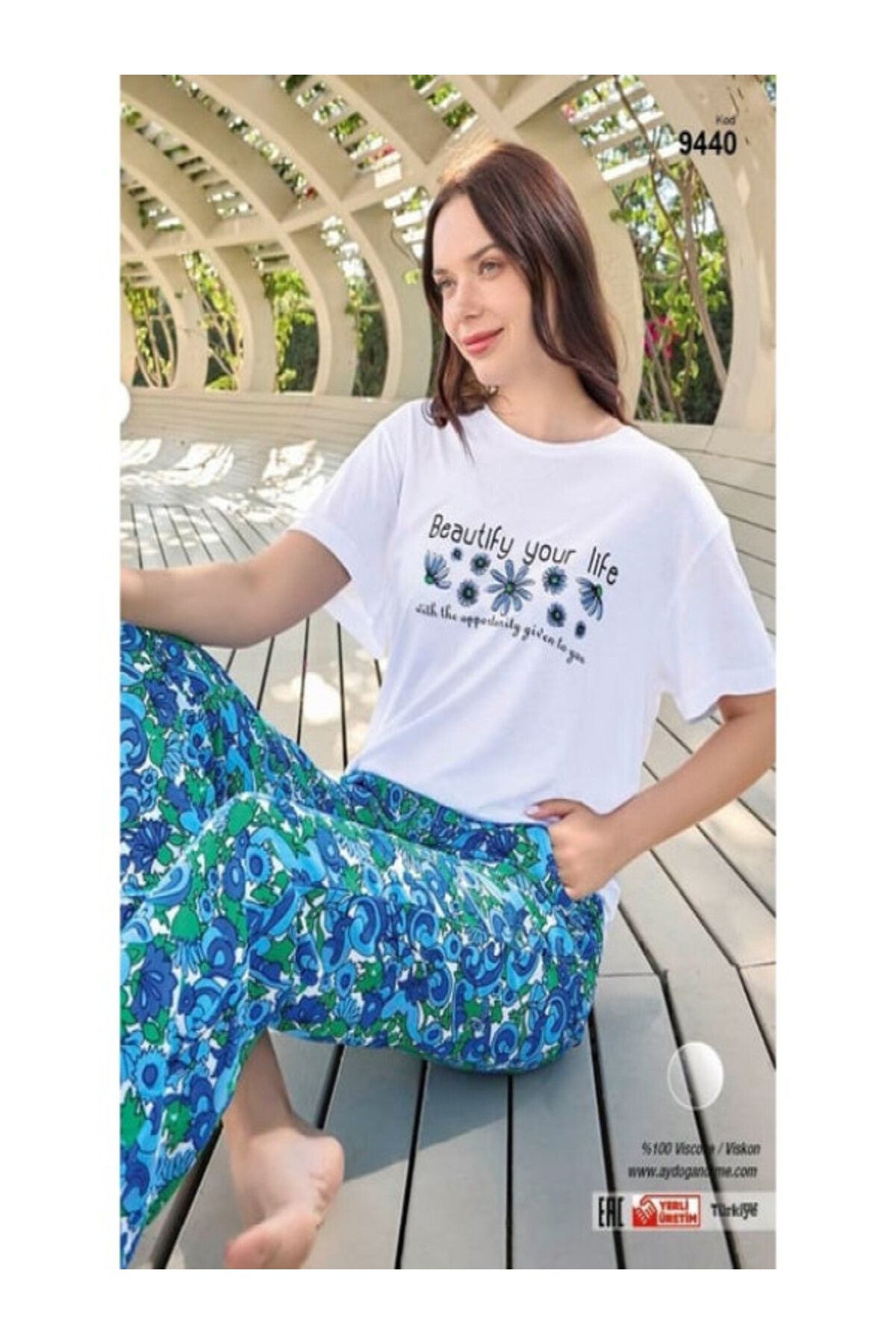 Aydoğan 9440 Poplin Pijama Takımı