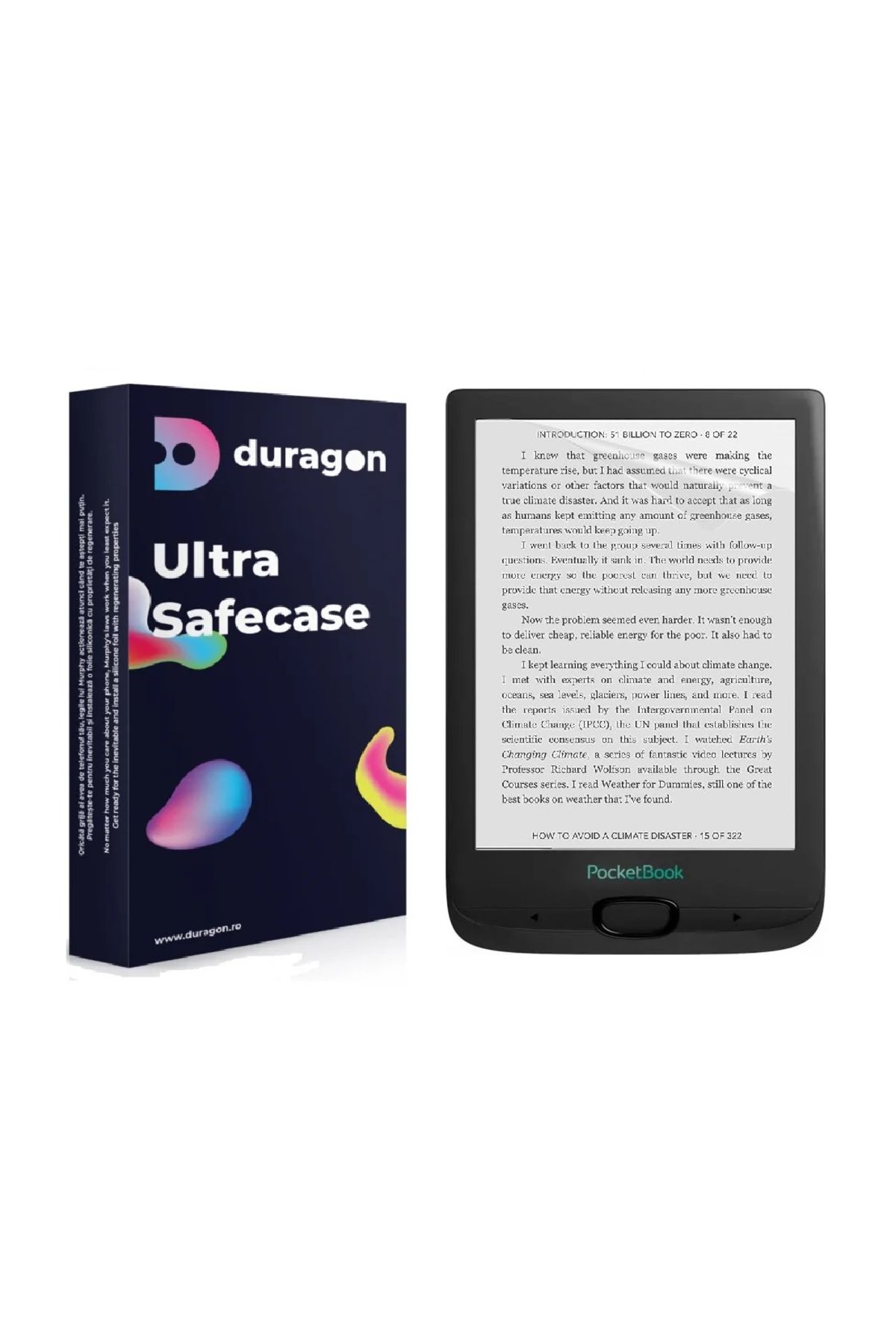 kobo-Folie Duragon, pentru Kobo Clara BW, Kit inclus, Silicon Premium 2