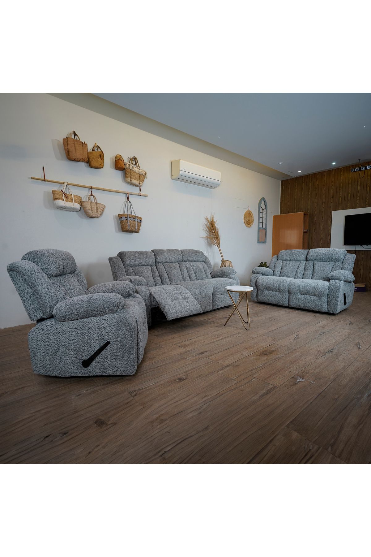 Lazy Vibes-Relax Pro Rocking & Rotating 360°| Premium Recliner With Laptop Table & cup Holder 3