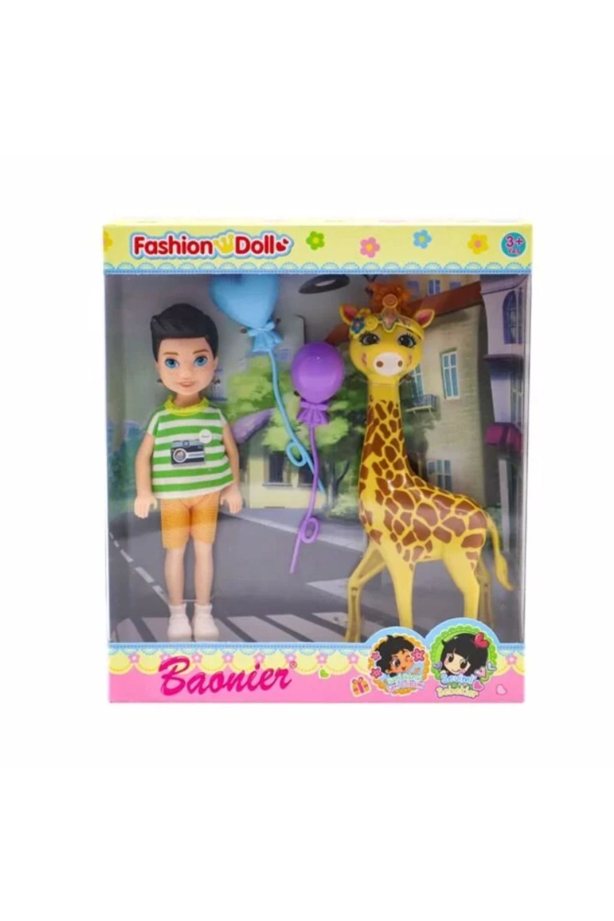Modafiks Baonier Zürafalı Mini Erkek Bebek