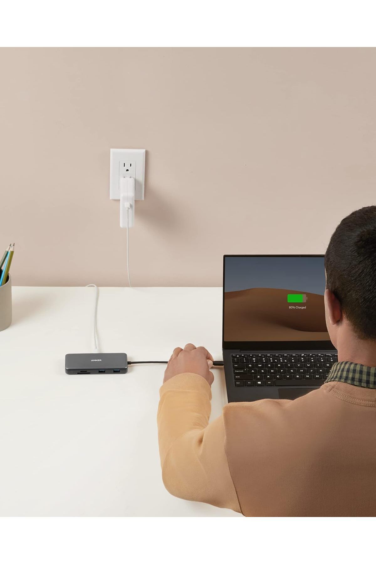 Anker-USB-C Hub 8-in-1 with 100W Power Delivery and 4K HDMI Port 7