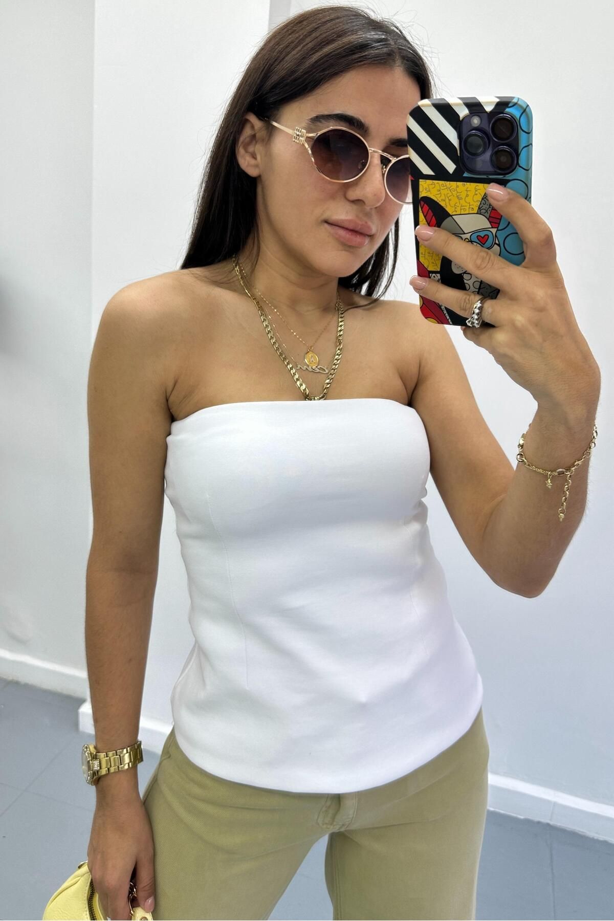 bunubanayolla Straplez Top