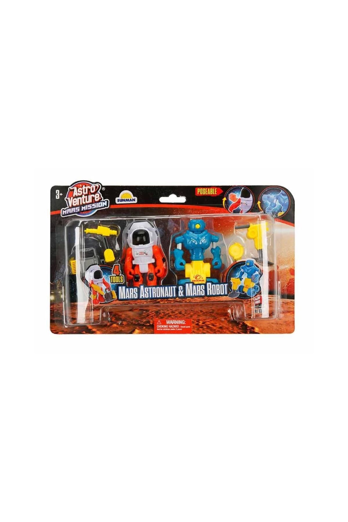 Modafiks Astro Venture Mars Mission: Mars Astronaut & Mars Robot Oyun Seti