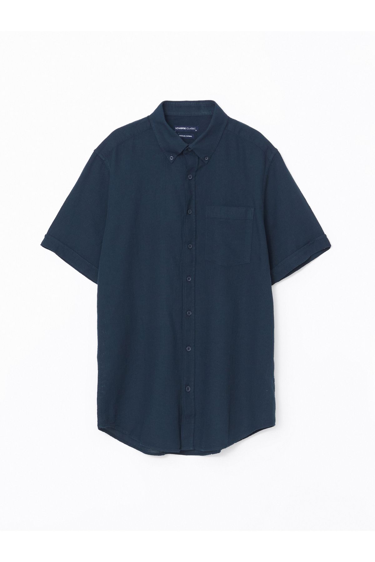 LC Waikiki Regular Fit Kısa Kollu Poplin Erkek Gömlek