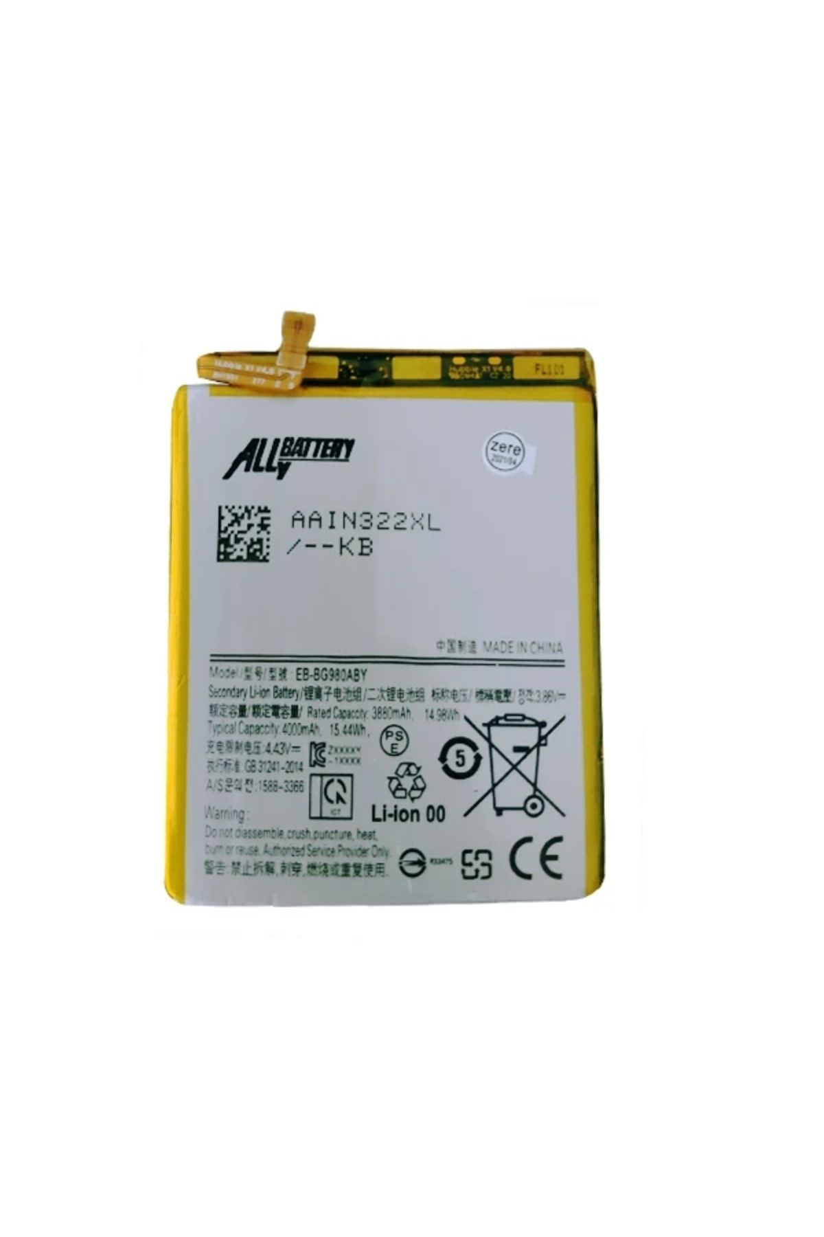 gizmurstore ALLY SM Galaxy S20 SM-BG980 Pil Batarya EB-BG980ABY-(5775) - GMS6410-9629