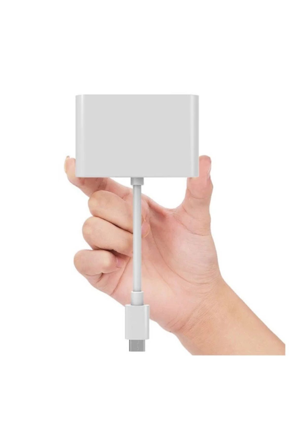 Marsilyan ALLY 4k Type C Hdmi Görüntü Aktarıcı 3 İn1 Şarj Usb Çıkışlı Kablo-(5775) - MCT2127-2692