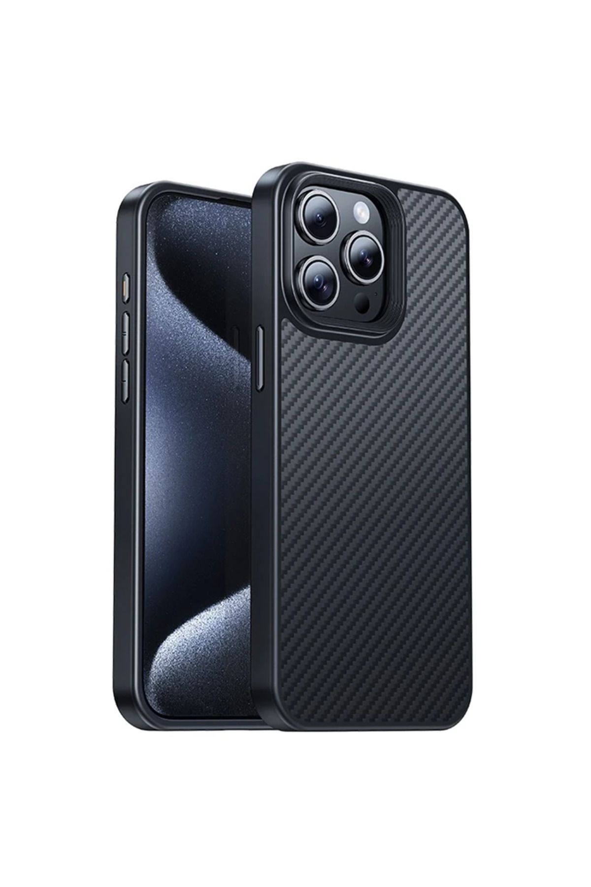 Marsilyan Hoco iPhone 15 Pro Max AS7 Kevlar Kılıf Manyetik Magsafeli Telefon Kılıfı-(5775 - MCT8062-9728