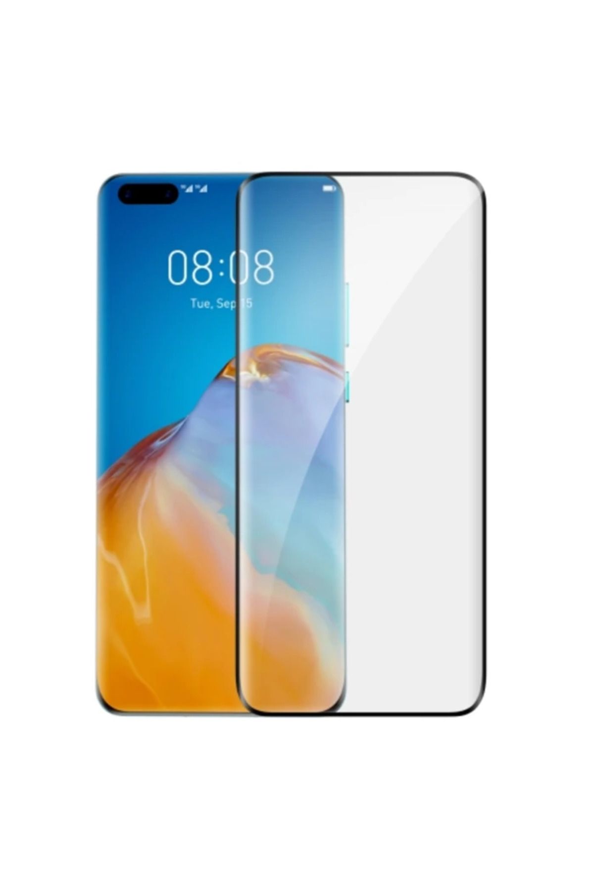 mudikonsept Huawei P40 Pro 0.25mm Kavisli Full Cam Ekran Koruyucu-(5775) - MDE1363-5587