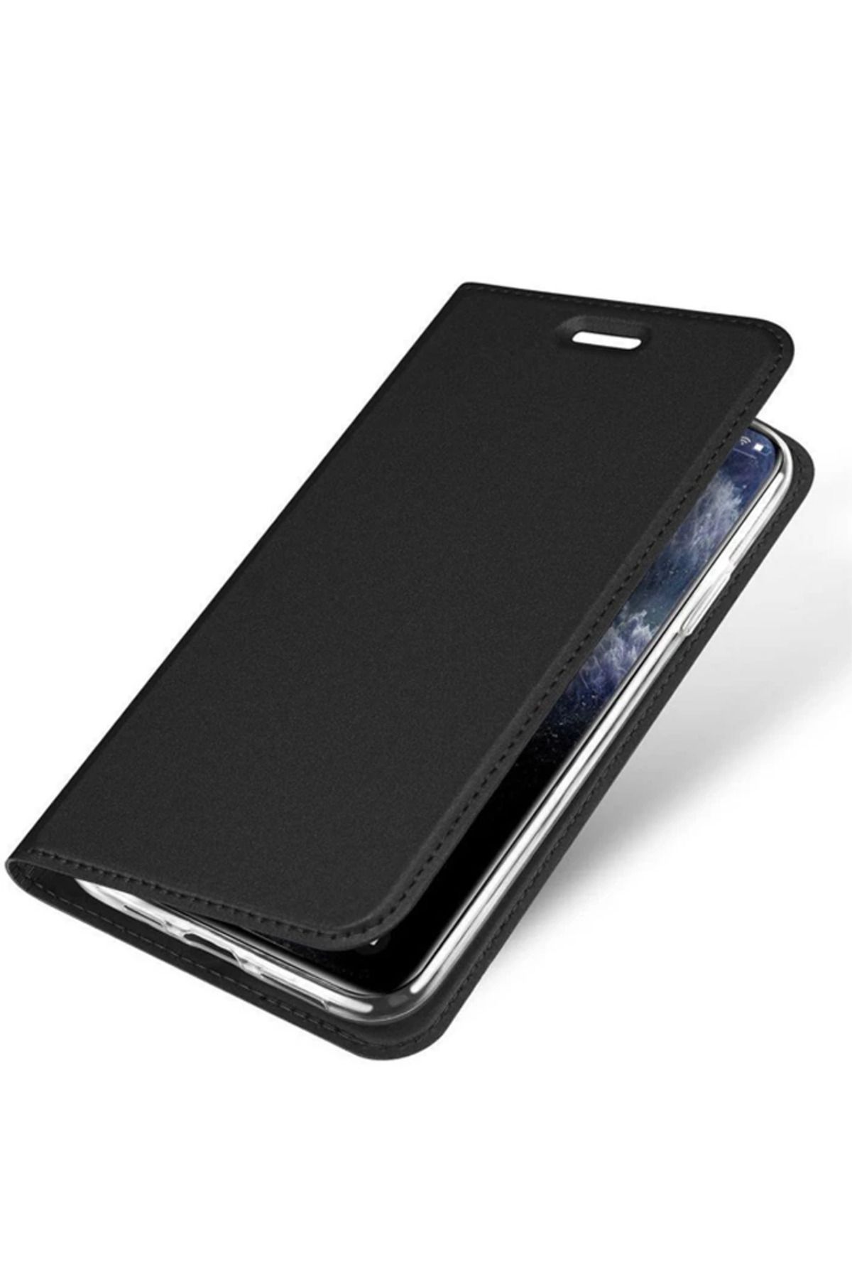 Marsilyan Dux Ducis iPhone 11 Pro 5.8inç Kılıf Kapaklı Flip Cover Kılıf SkinPro Series-( - MCT7947-9264