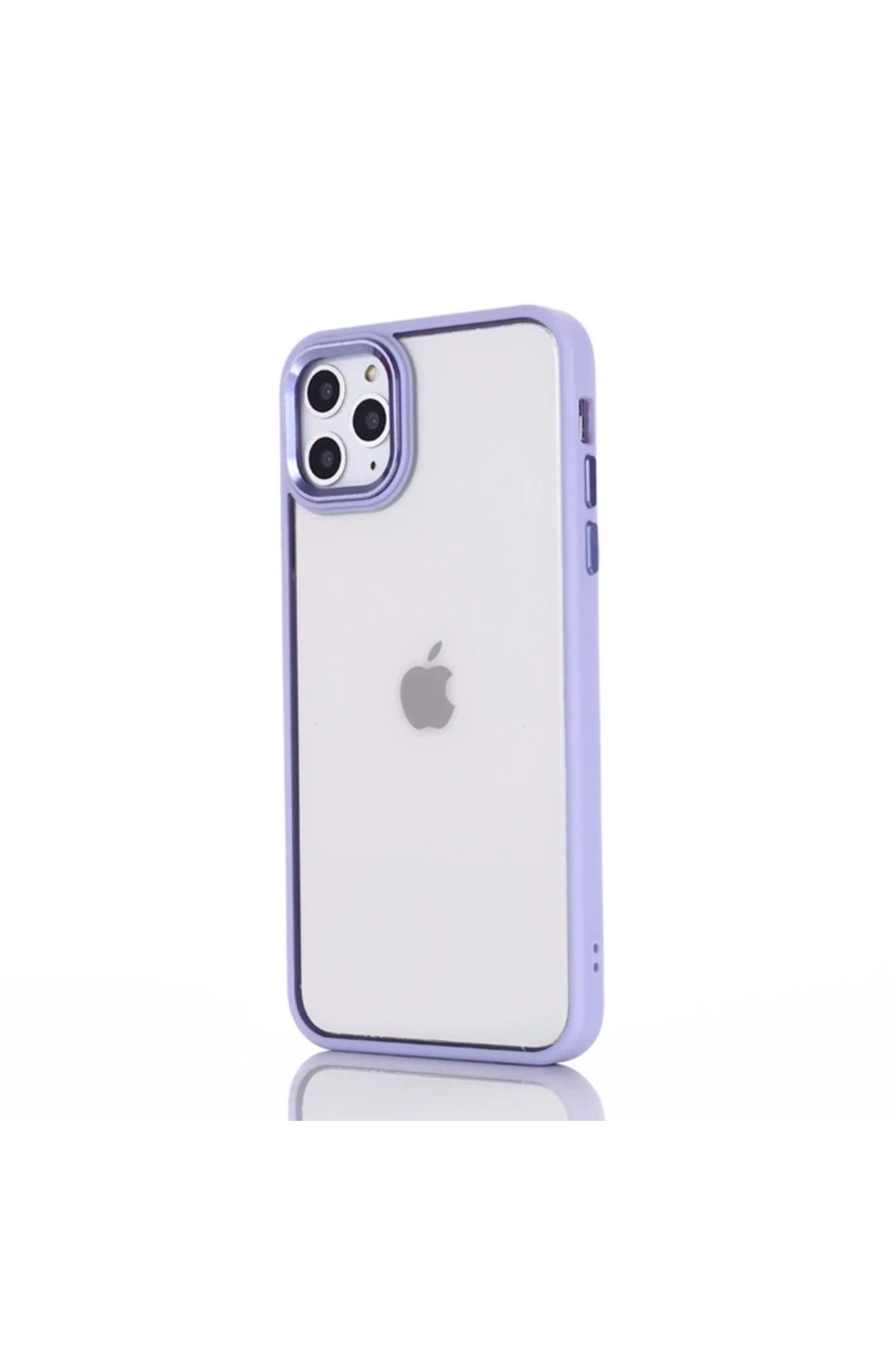 Marsilyan Ally iPhone 13 Pro 6.1inç Kılıf Parlak Renkli Çerçeveli Ultra Lüx TPU Silikon - MCT9249-6652