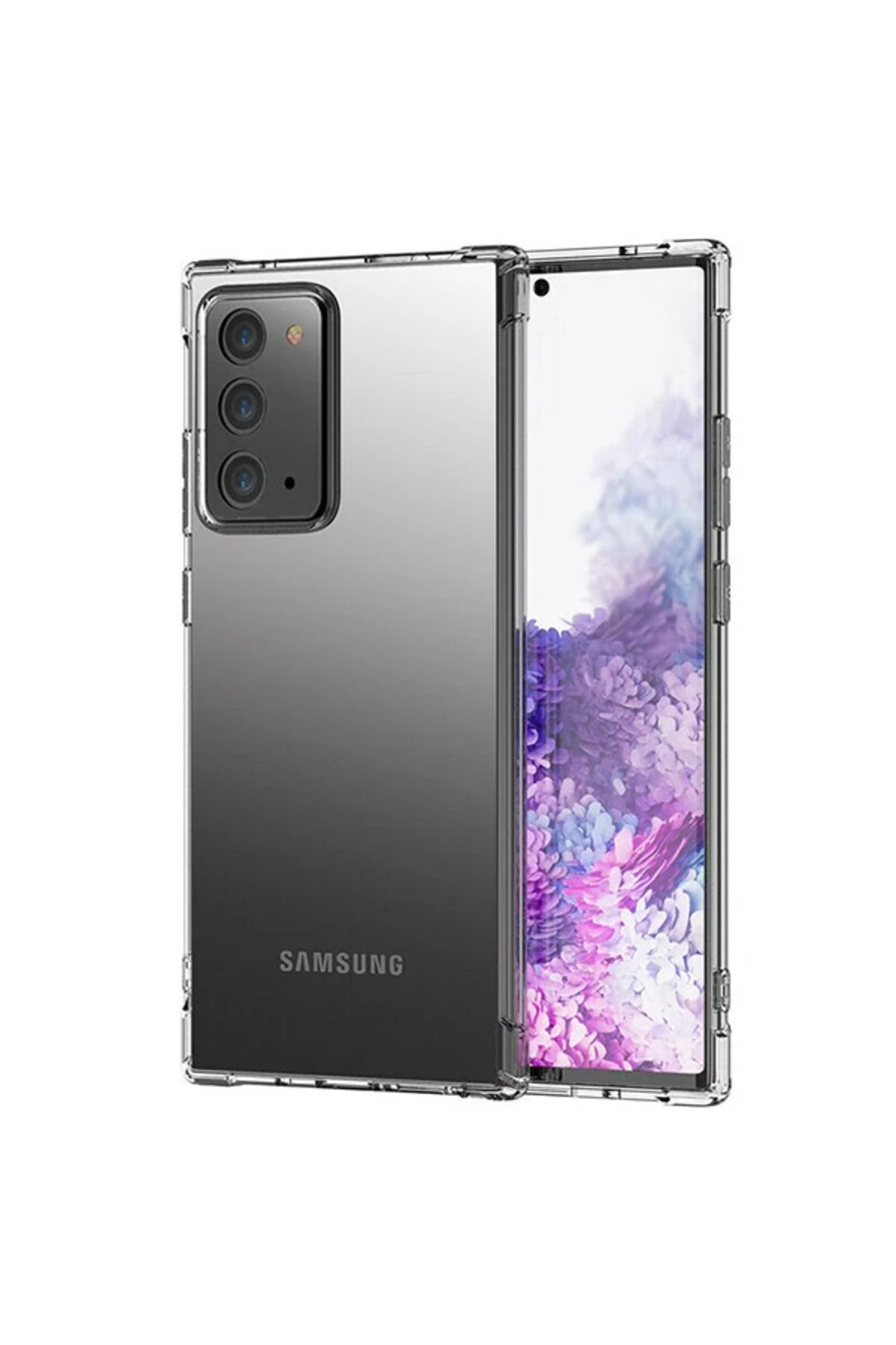 Marsilyan Ally SM Galaxy Note 20 Anti-Drop Darbe Emici Silikon kılıf Shockproof kılıf-(577 - MCT6321-8849