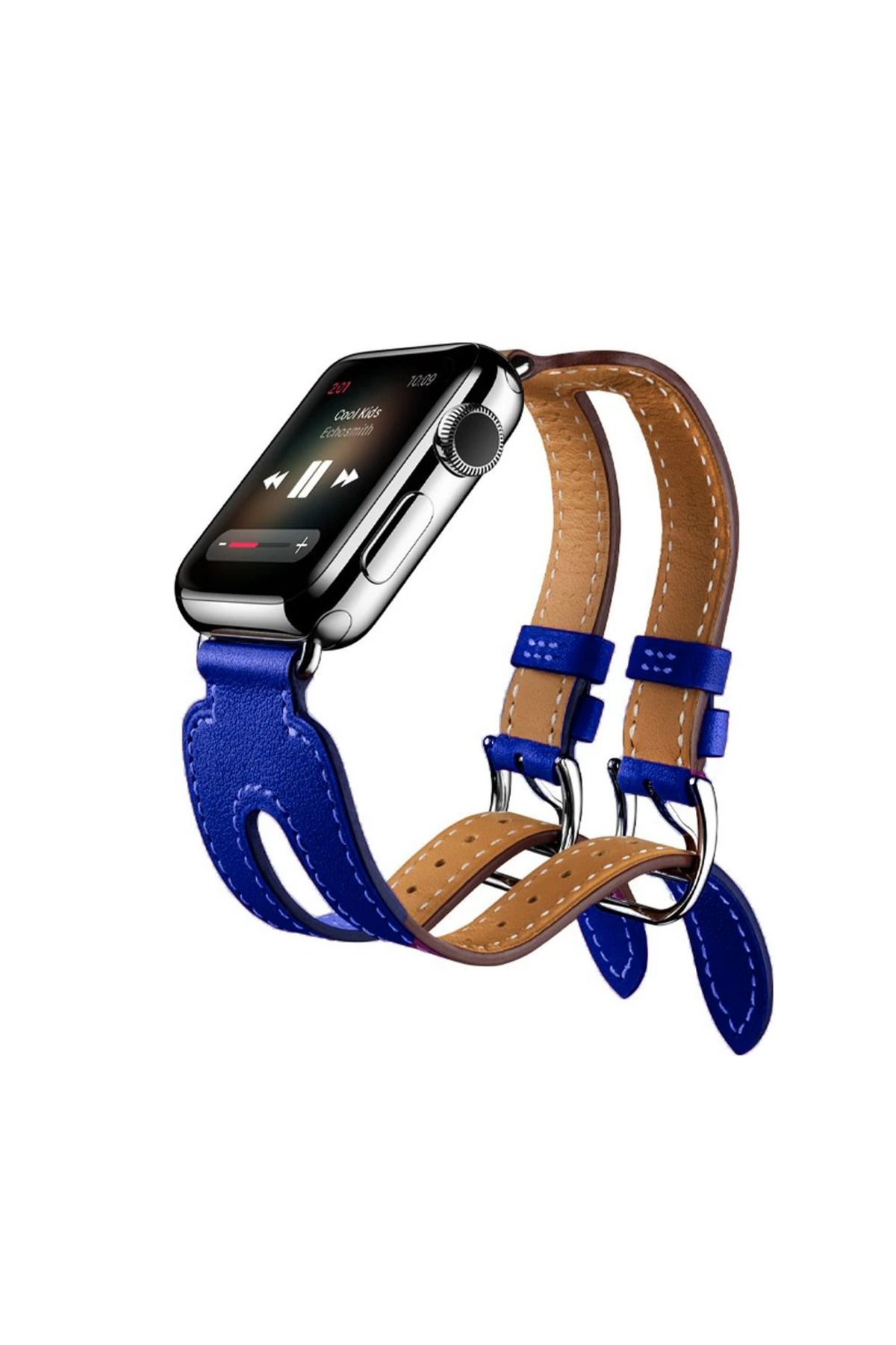 demila Ally Apple Watch 7-8 45mm 6-5-4 44mm Kordon Kayış H-Style 3-2-1 42mm-(5775) - MLA6104-6202
