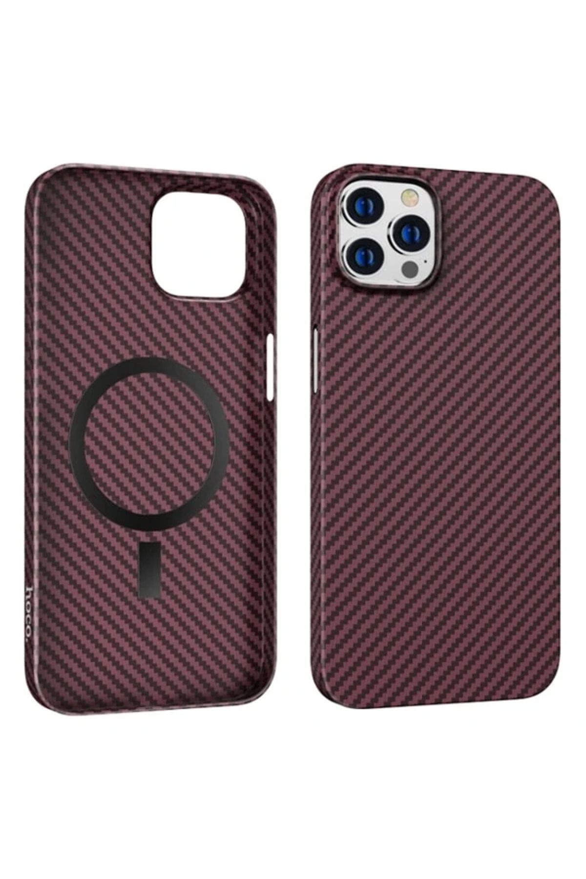 demila Hoco iPhone 14 Pro Max 6.7 Kılıf Manyetik Magsafeli Darbe Emici Telefon Kılıfı- - MLA9021-2334