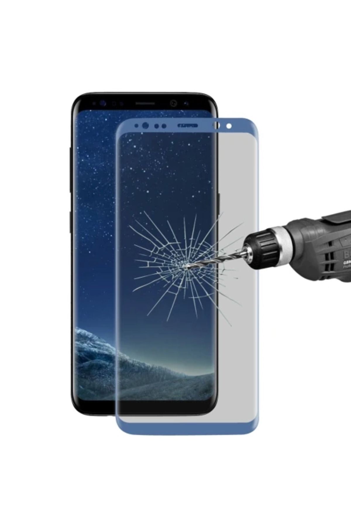 ONE Ally Samsung Galaxy S8+ Plus İçin 3d Kavisli Full Cam Ekran Koruyucu-(5775) - CDY8330-4970