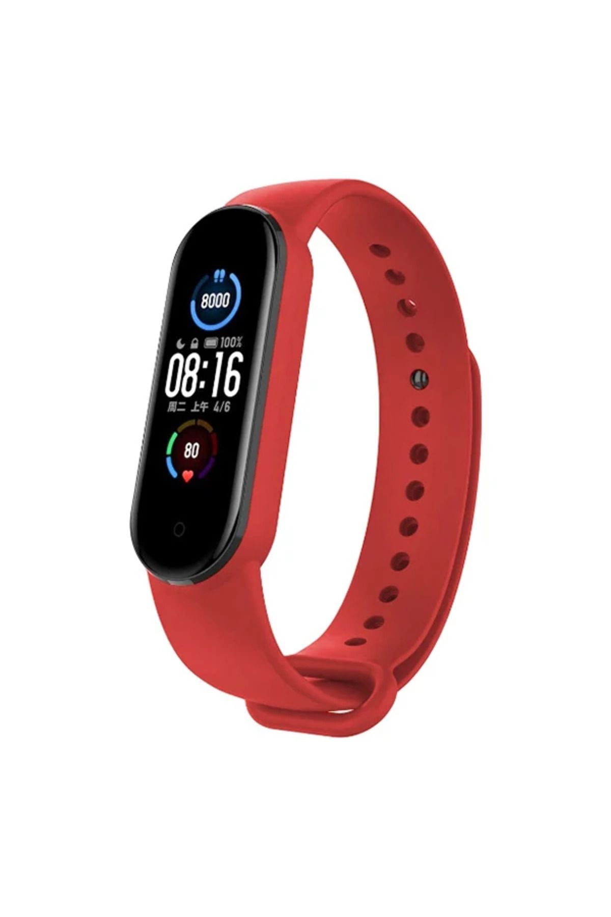 Marsilyan ALLY Xiaomi Band 5 Akıllı Bileklik İçin Silikon Kayış Kordon-(5775) - MCT5141-2970
