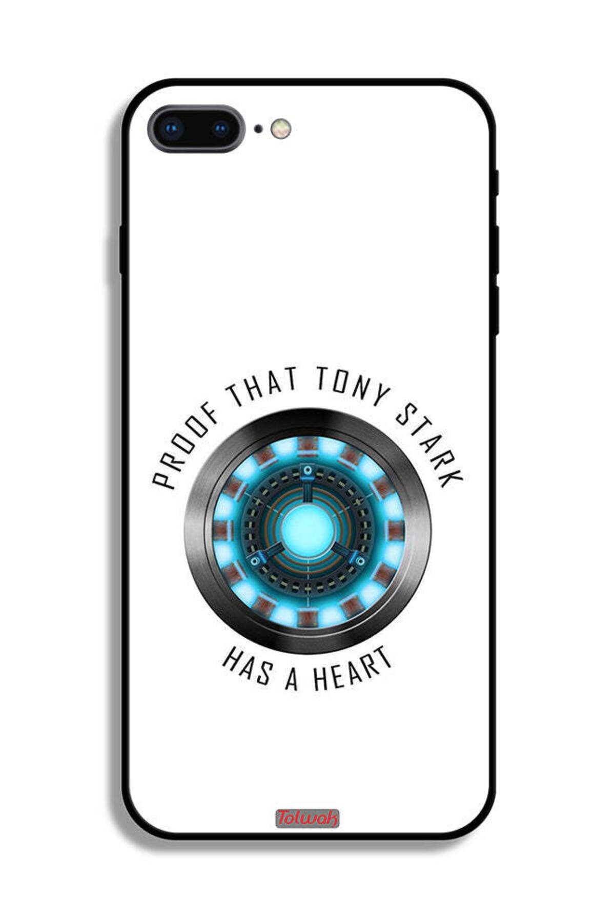 Tolwak-Apple iPhone 7 Plus Protective Case Proof That Tony Stark Has A Heart 2