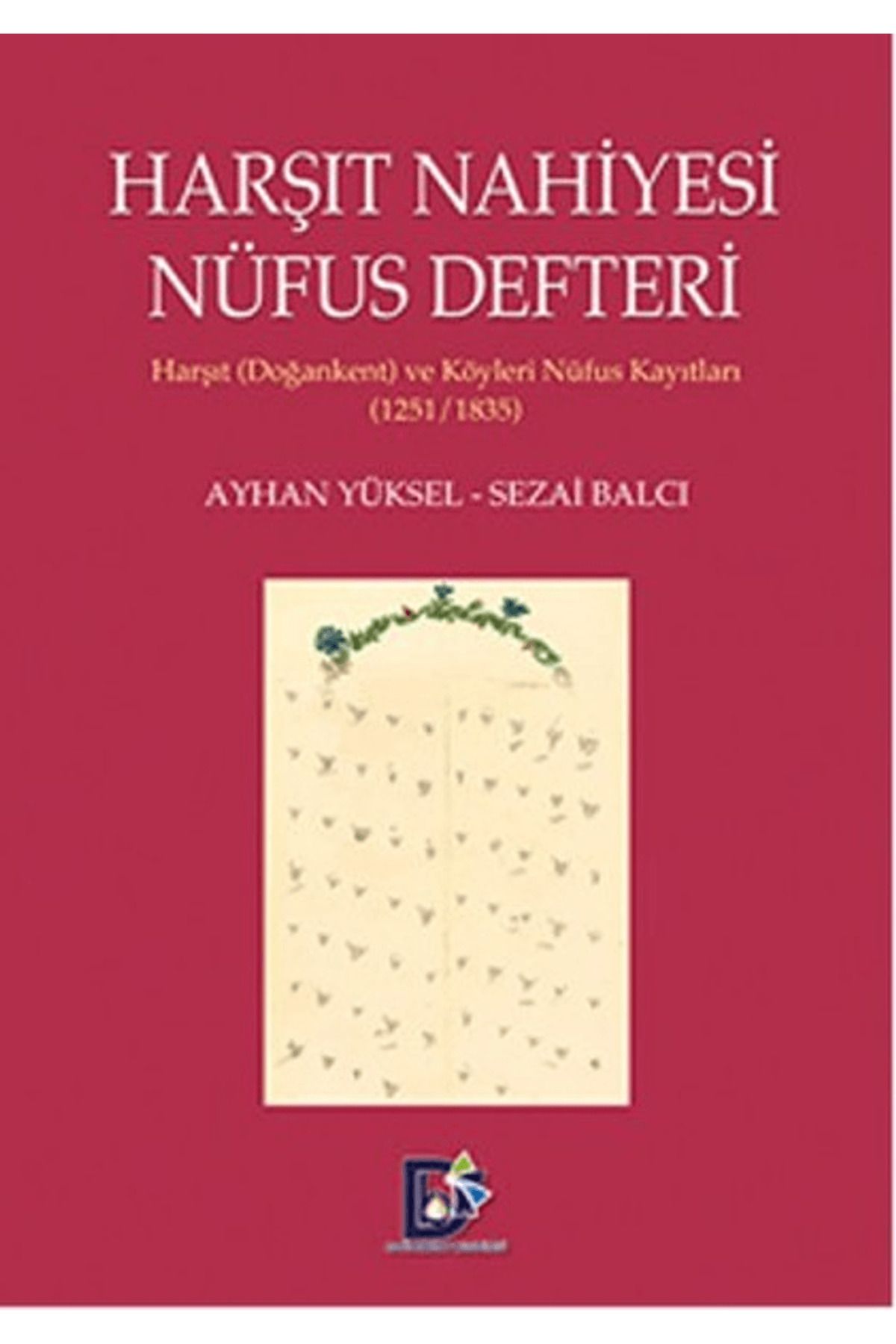 Arı Sanat Yayınevi Harşıt Nahiyesi Nüfus Defteri