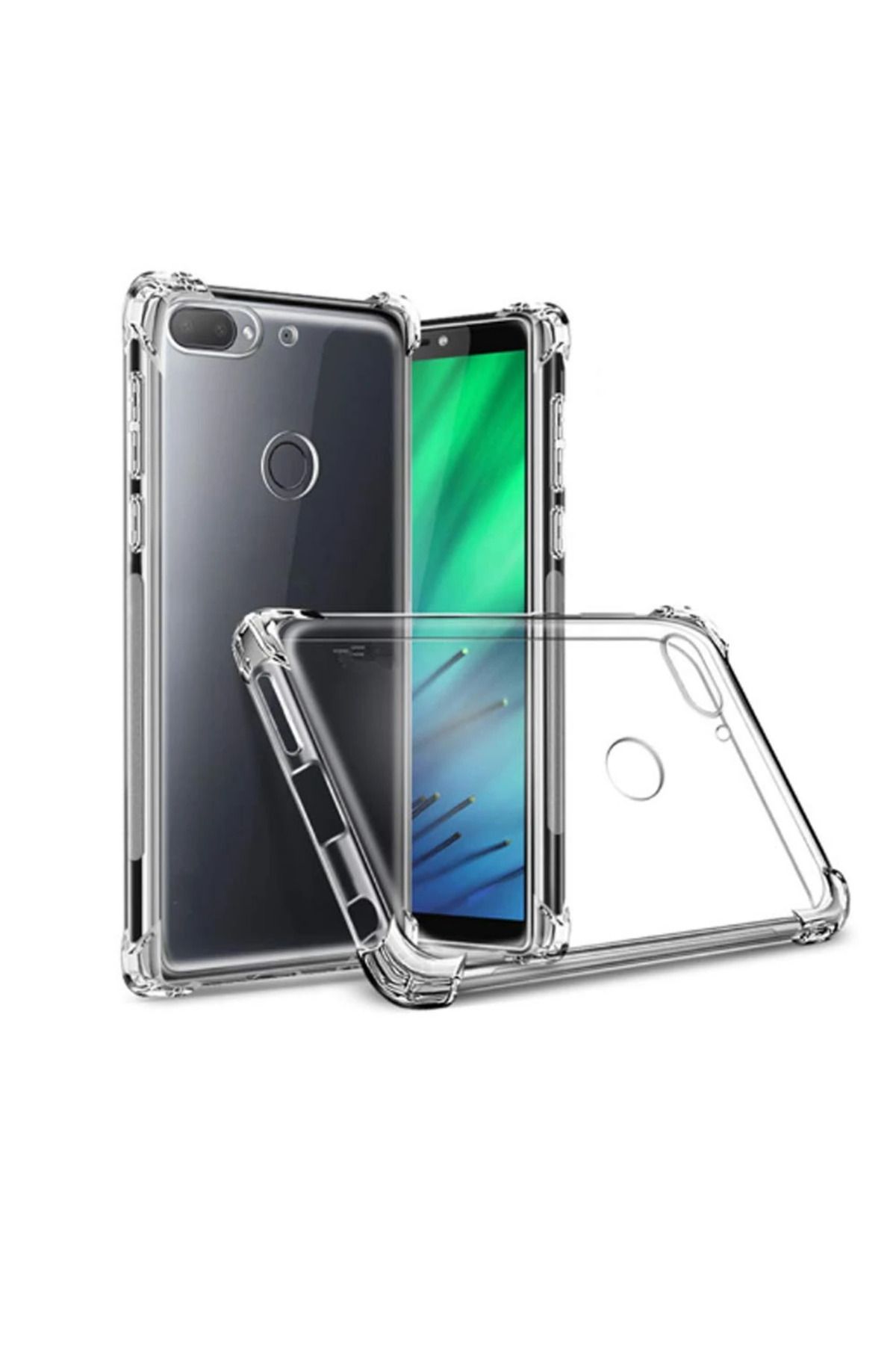 Marsilyan Huawei Y9 2018 Anti-Drop Darbe Emici Silikon Kılıf-(5775) - MCT2393-9978