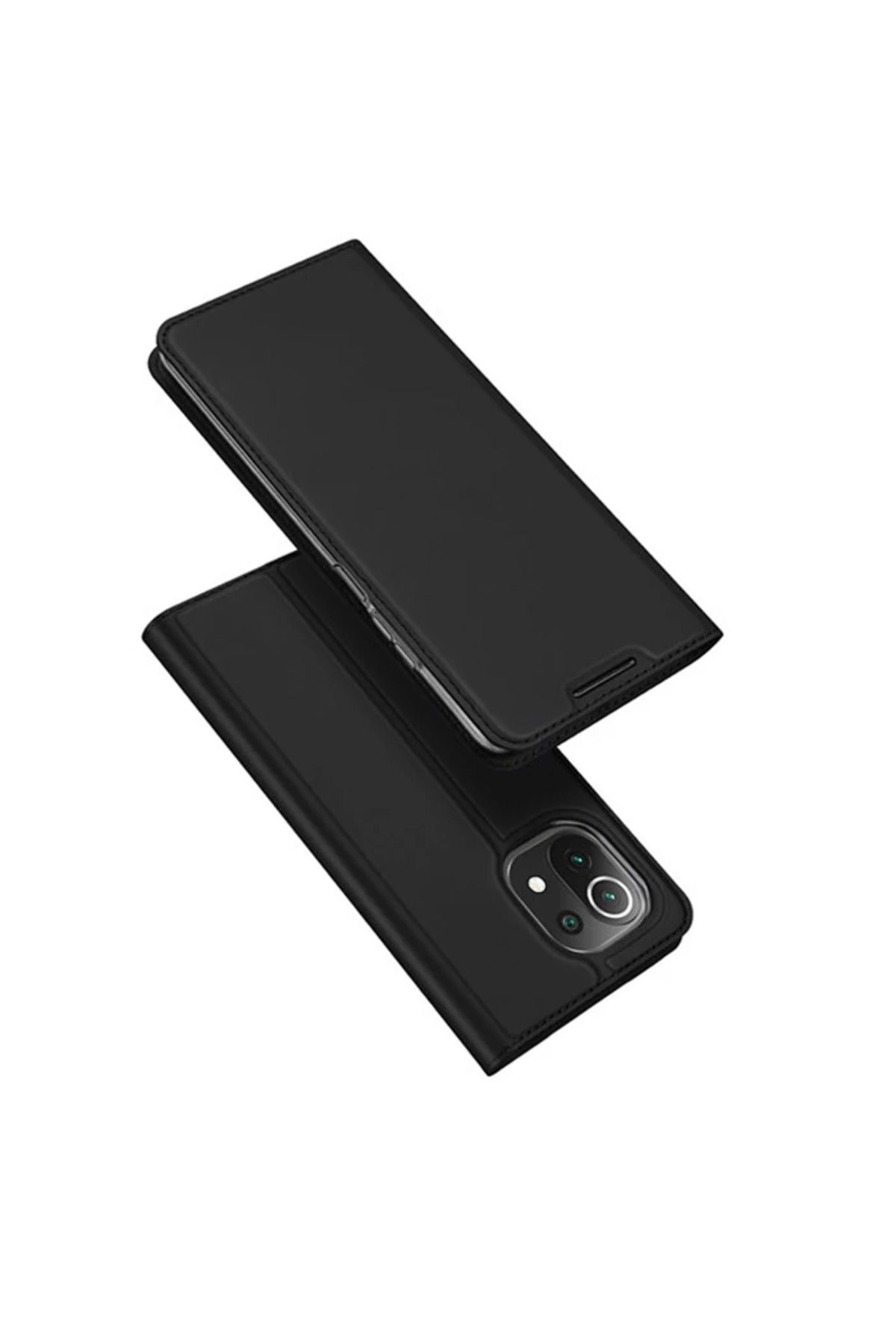 Marsilyan Dux Ducis Xiaomi Mi 11 Lite Kılıf Kapaklı Flip Cover Kılıf SkinPro Series-(5775 - MCT1725-1961
