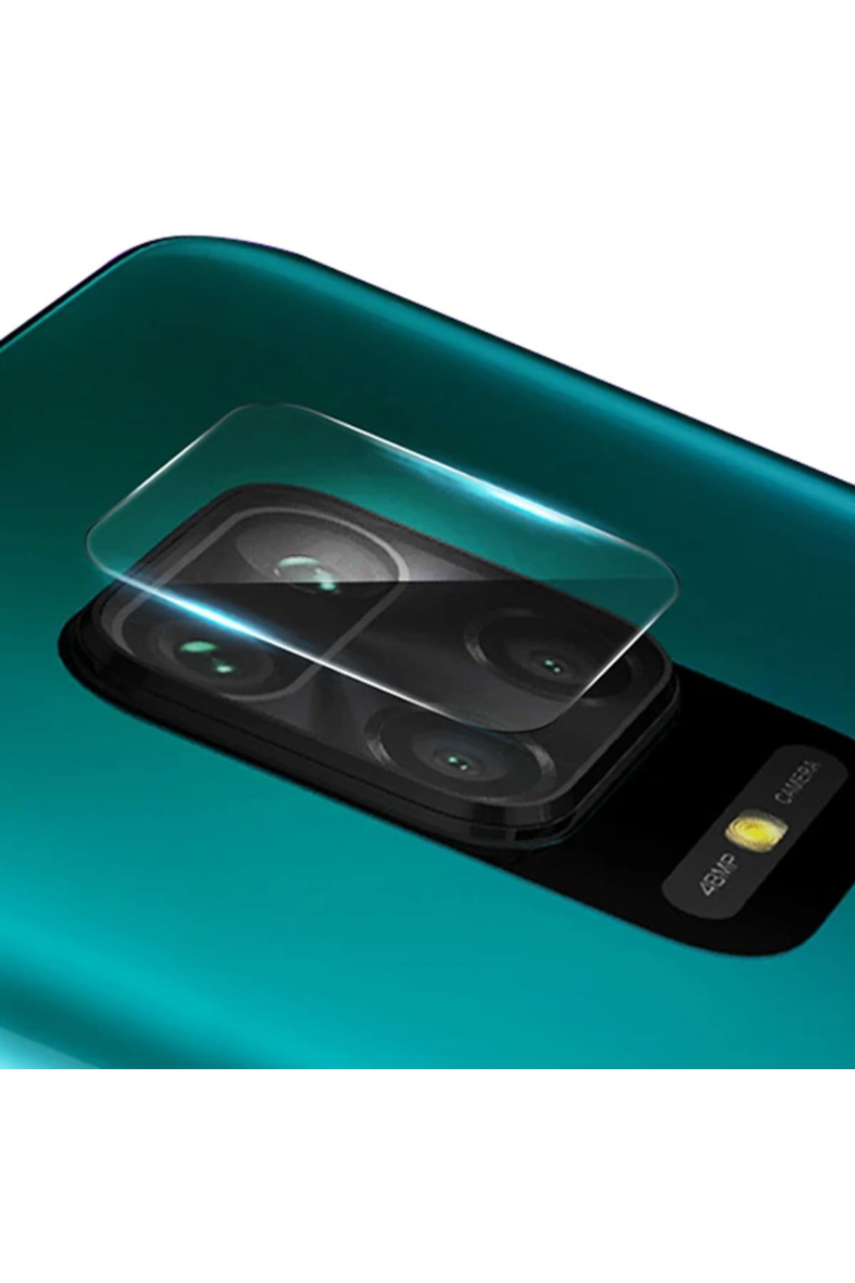 LaCend Xiaomi Redmi Note 9/ 9S Tempered Cam Arka Kamera Koruyucu-(5775) - LC7547-1032
