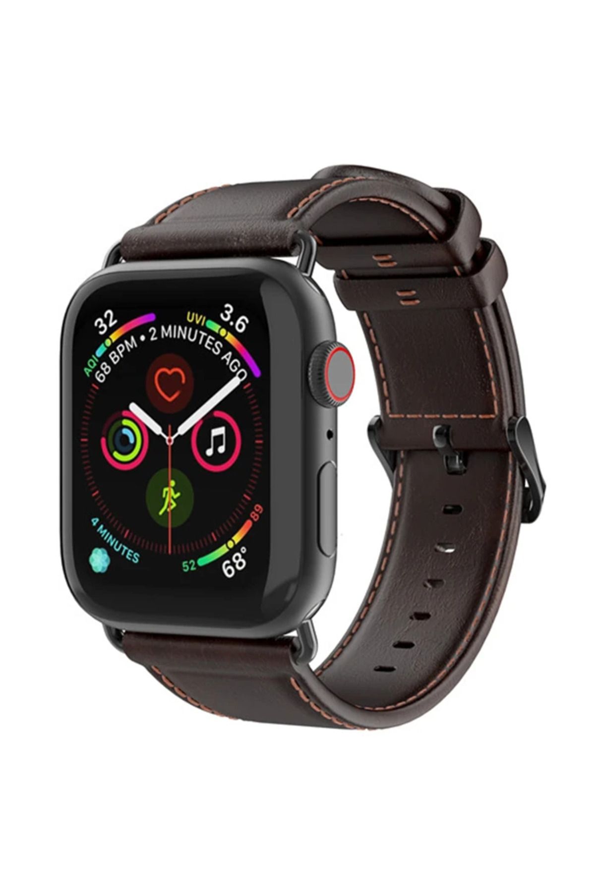 Marsilyan Dux Ducis Apple Watch 38/40/41MM için Business Deri Kayış Kordon-(5775) - MCT1557-4672