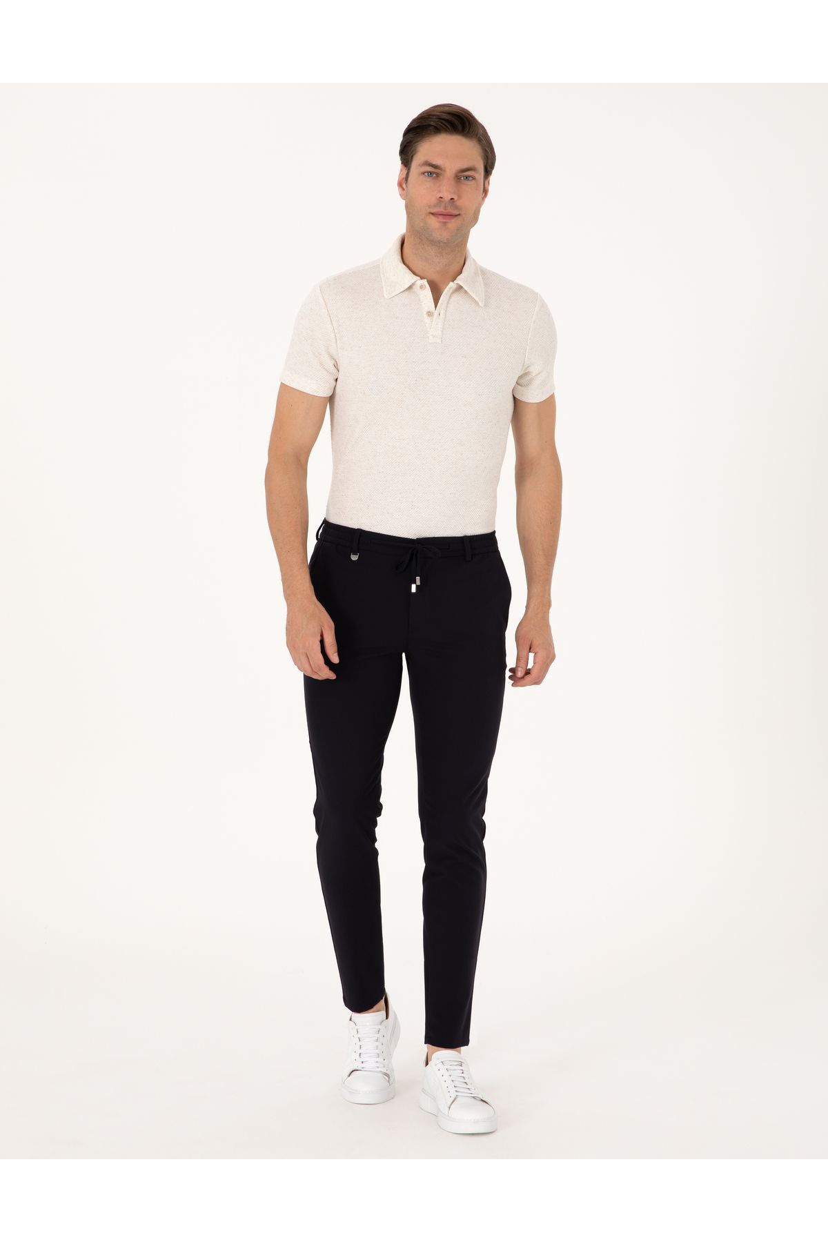 Pierre Cardin Lacivert Klasik Jogger Pantolon 50313620-VR033