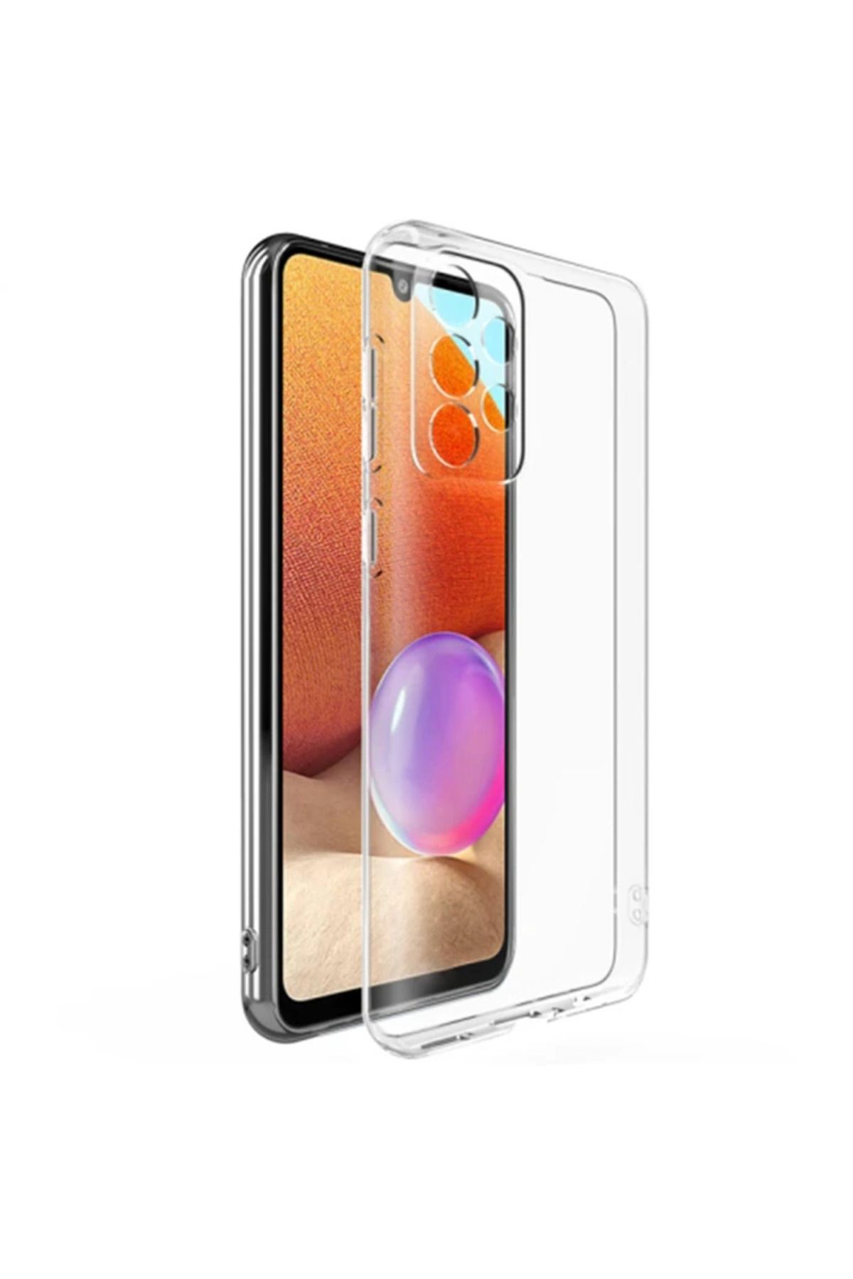 demila ALLY Samsung Galaxy A33 5G Kılıf Kamera Korumalı Ultra İnce Şeffaf Silikon Kıl - MLA9241-1482